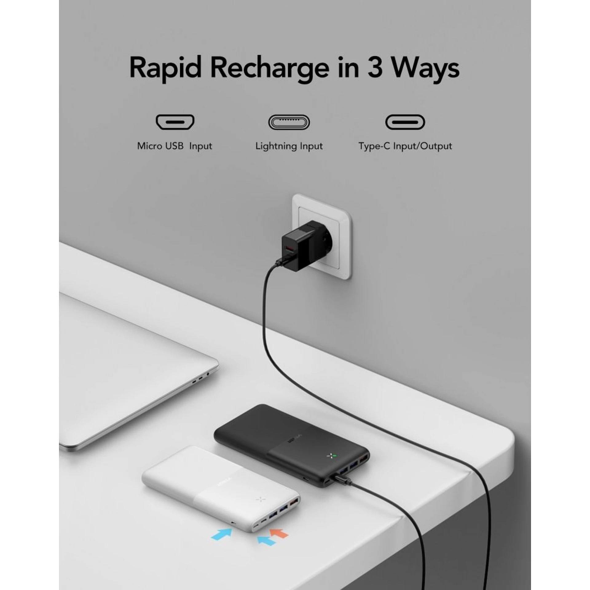Powerbank VEGER 20 000 mAh PD QC3.0 3A 20W S22