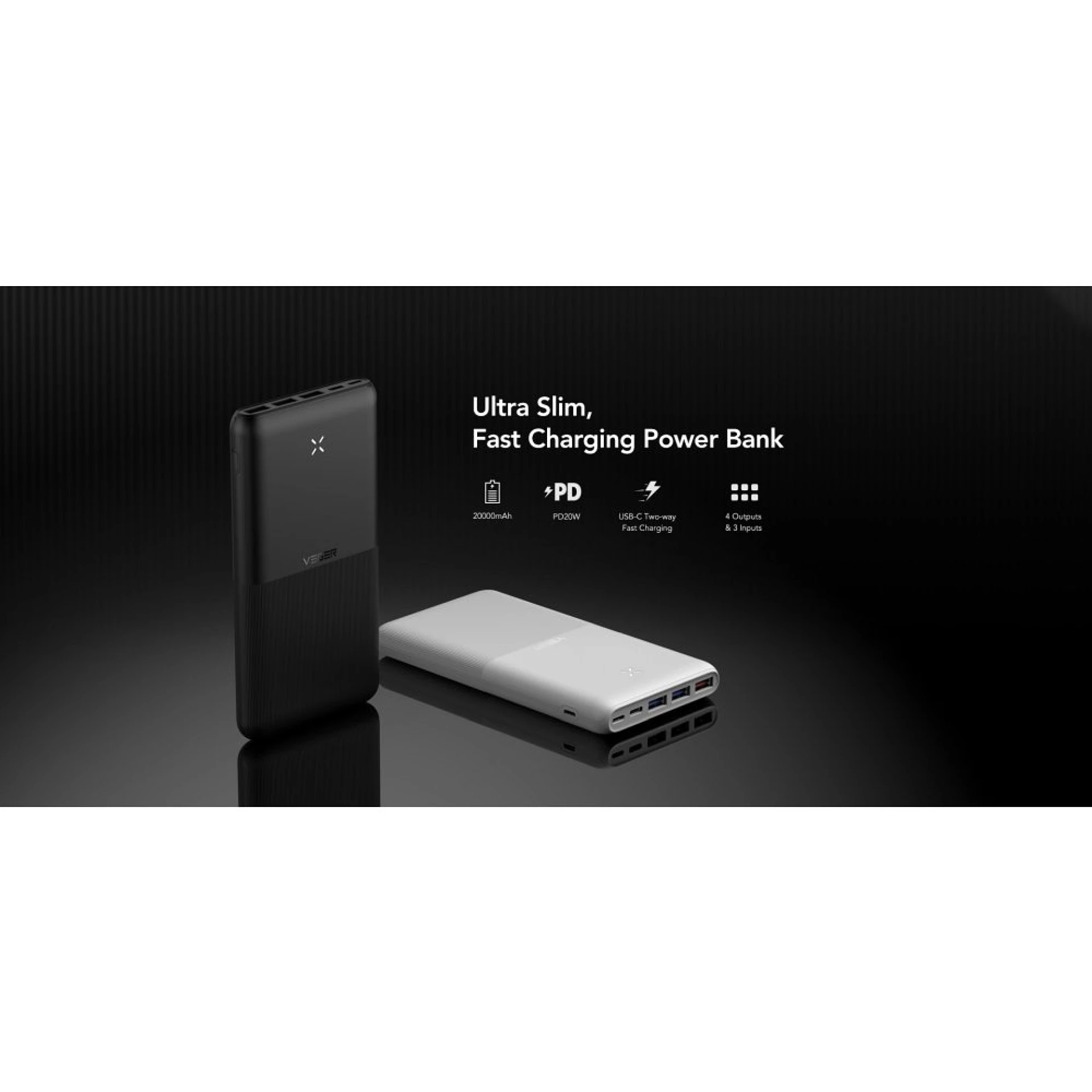 Powerbank VEGER 20 000 mAh PD QC3.0 3A 20W S22