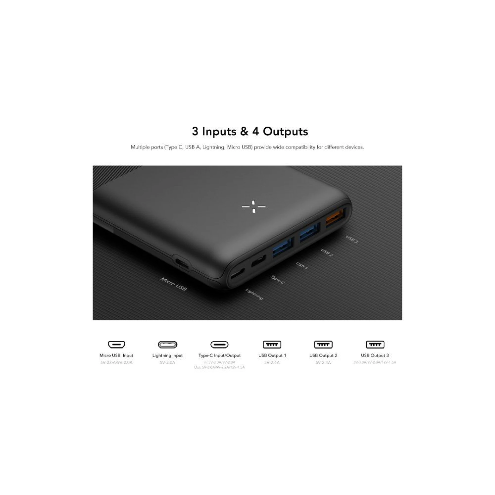 Powerbank VEGER 20 000 mAh PD QC3.0 3A 20W S22