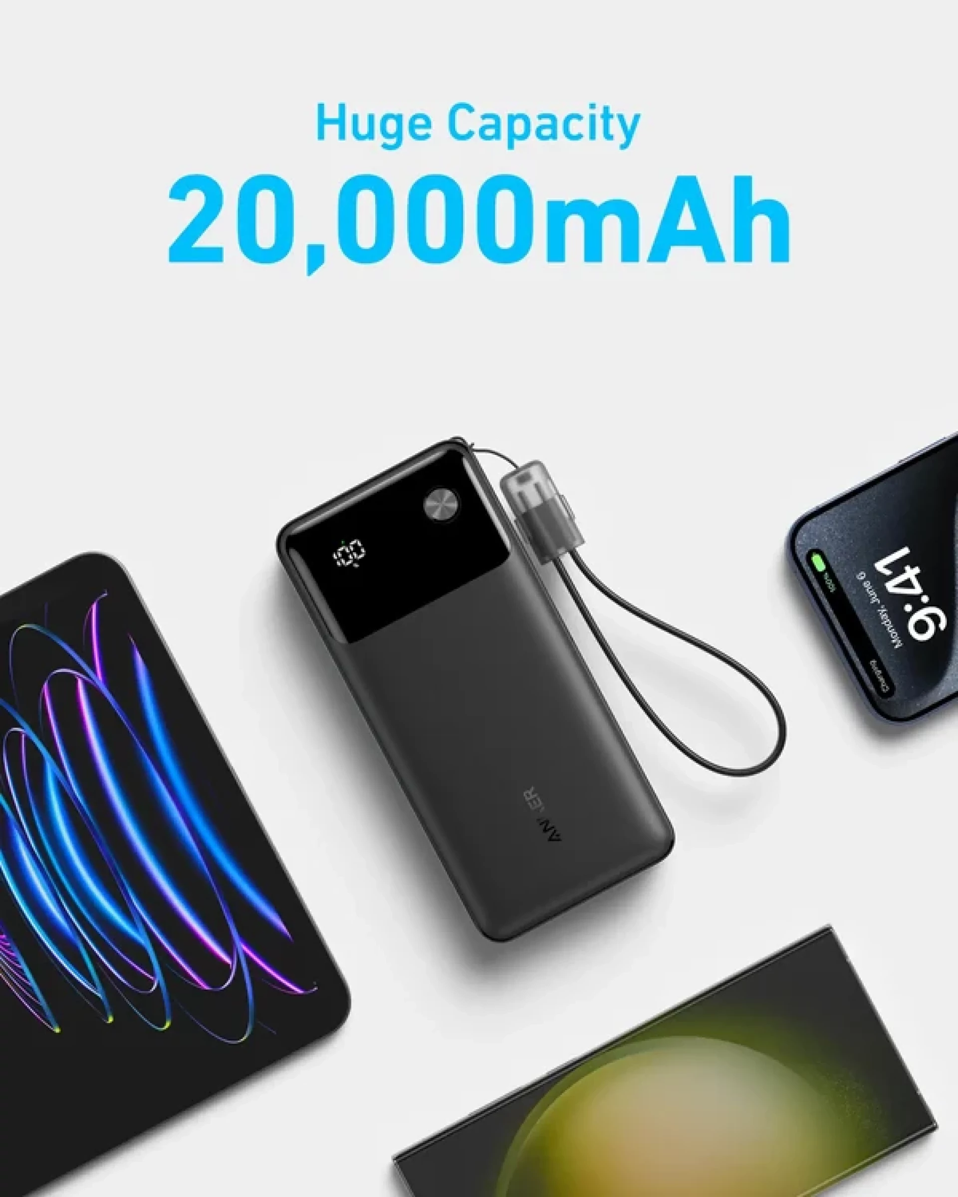 Prenosna baterija Anker Power Bank 20K 30W