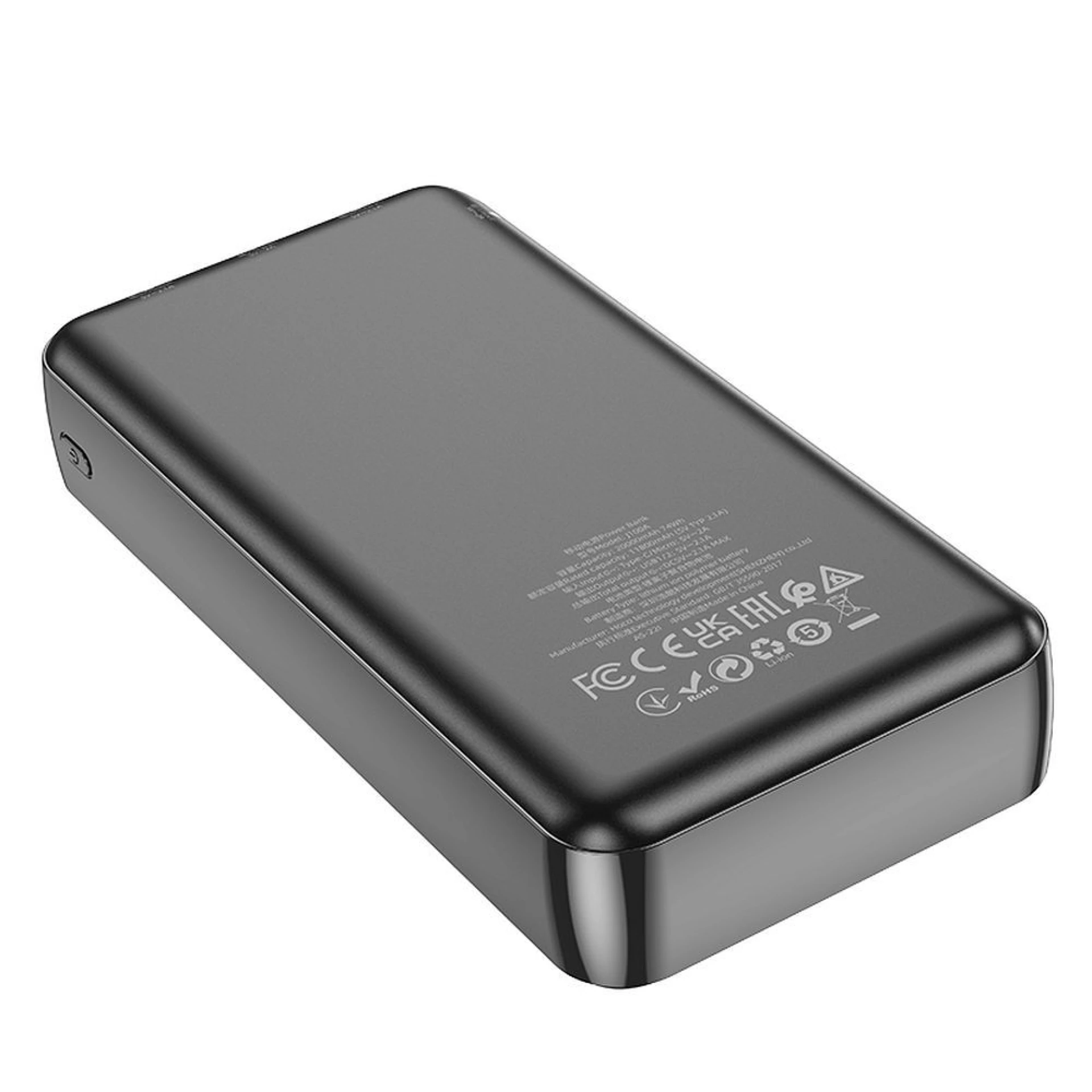 Prenosna baterija HOCO powerbank J100A 20000mAh 2.A crni