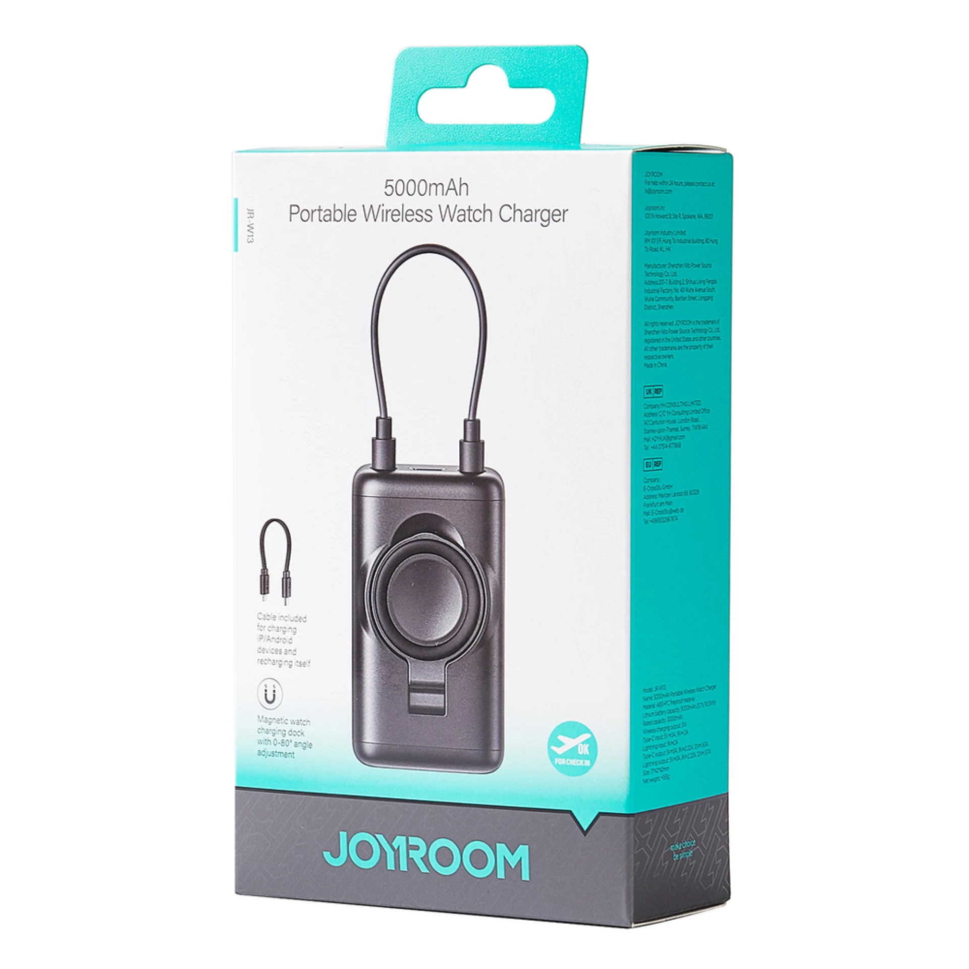 Prenosna baterija Joyroom JR-W13 5000mAh Wireless Pbank for Apple Watch + USB-C