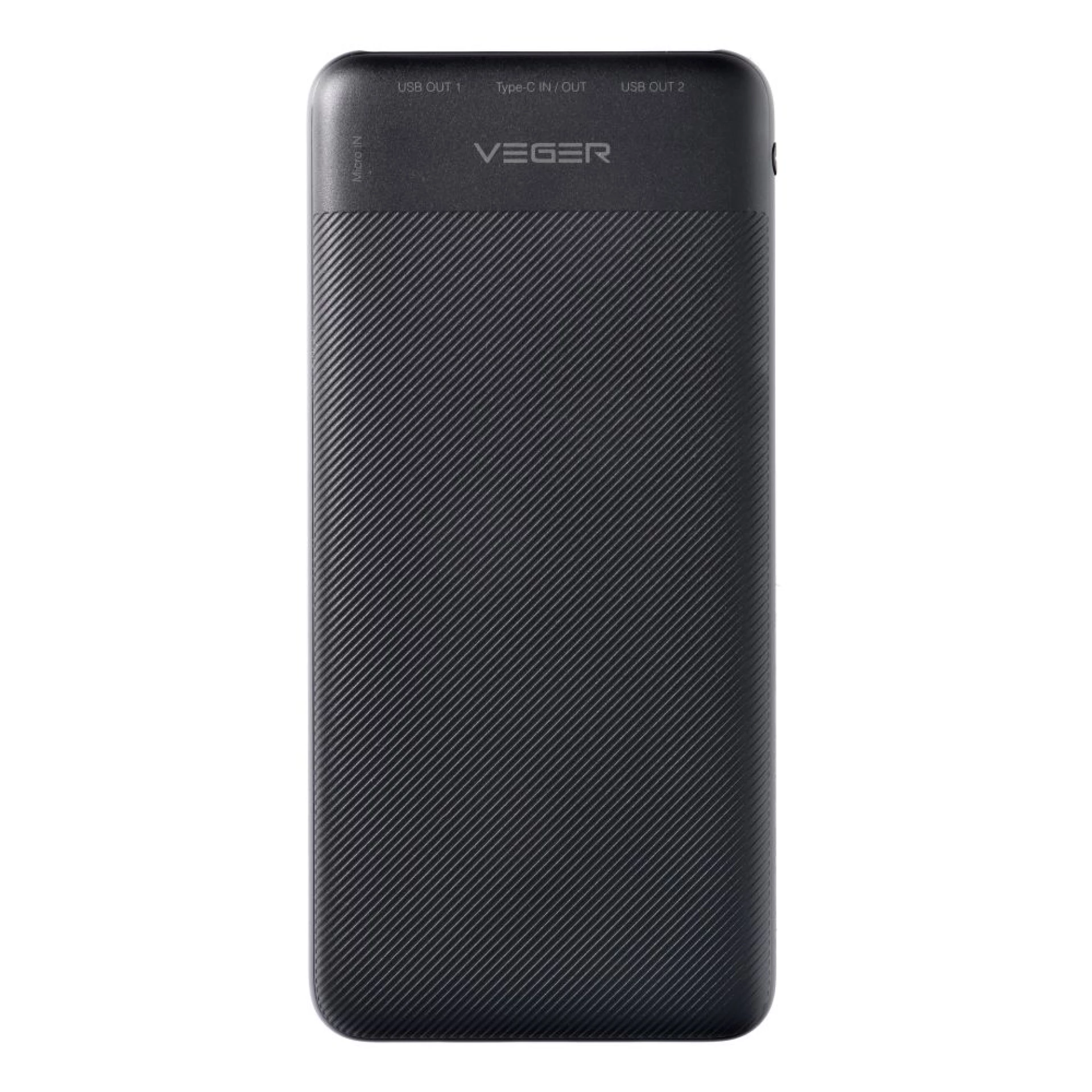 Prenosna baterija VEGER 10000mAh PD QC3.0 2A 20W A11S crna