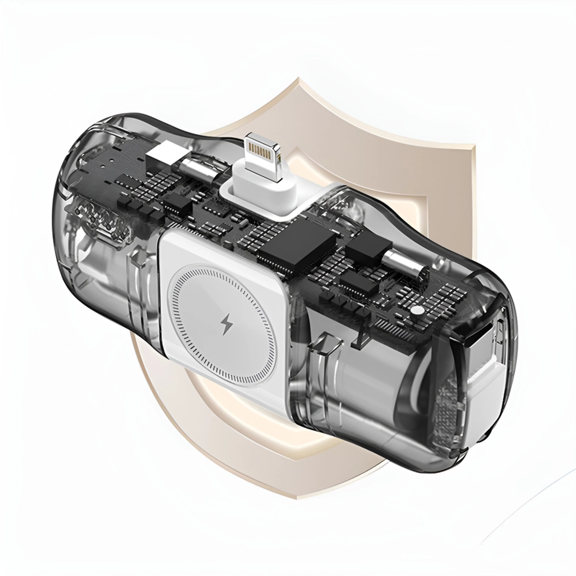 Prenosna baterija Wozinsky WF16-YCS 5000mAh 15W USB-C Mini USB-C + Apple watch