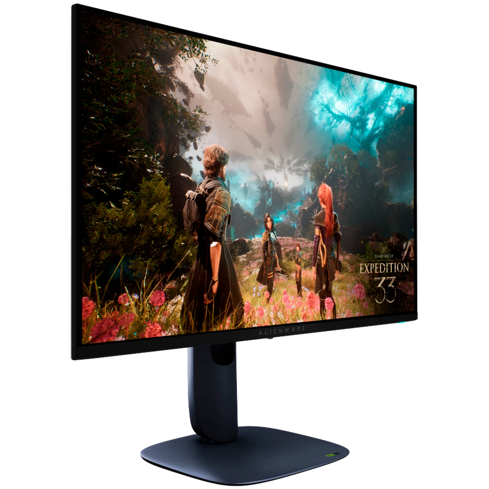 Monitor Alienware 27 AW2725Q, 3840x2160, 4K UHD, 240Hz, QD-OLED Antiglare, 16:9, 1500000:1, 250 cd/m2, NVIDIA G-SYNC Compatible, 0.03ms, 178/178, DP, 2xHDMI, USB-B, 3xUSB-A, Tilt, Swivel, Pivot, Height Adjust, 3Y