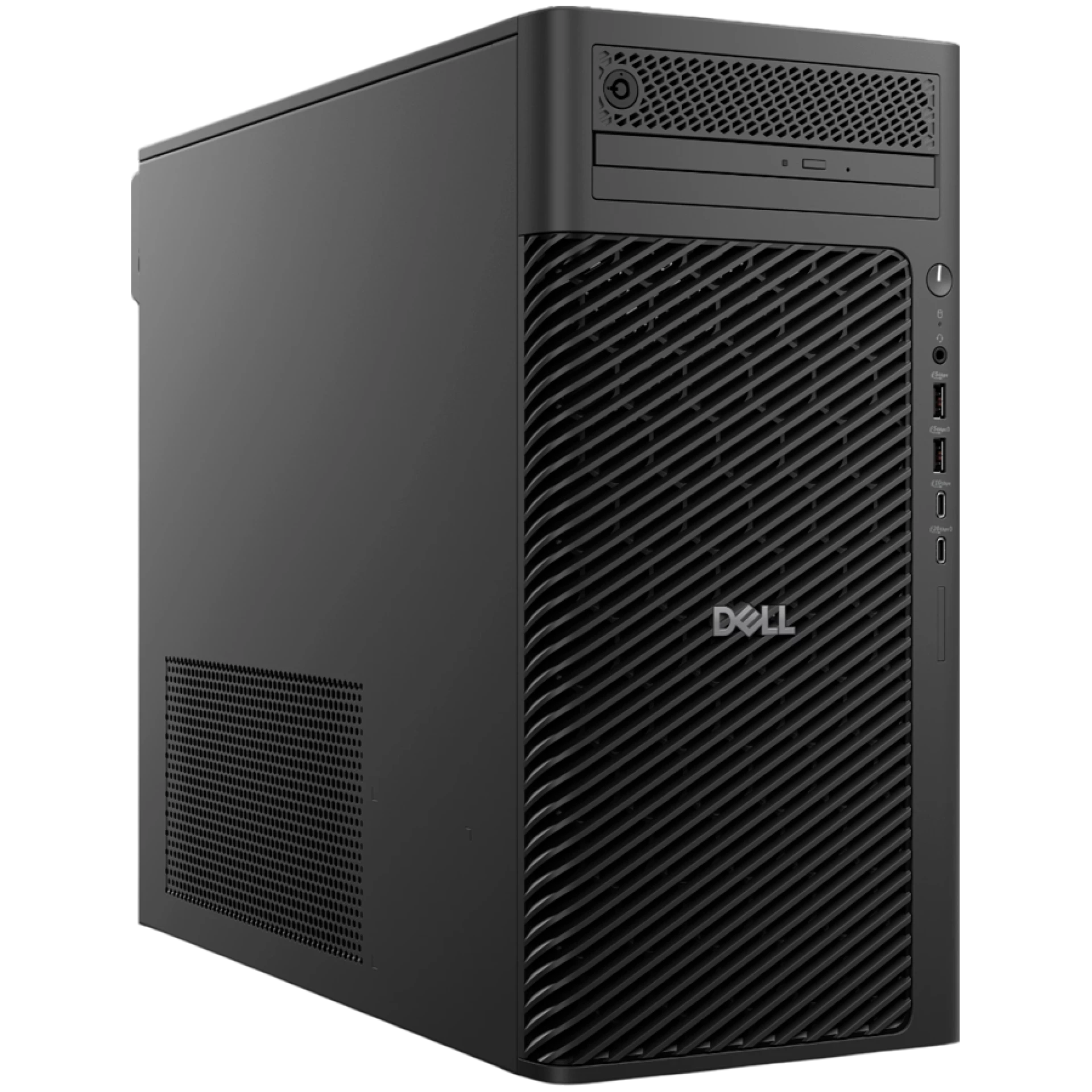Dell Pro Max Tower T2, 65W, Intel Core Ultra 7 265, 32GB (2x16GB) DDR5 5600 MT/s, 1TB SSD TLC, NVIDIA RTX A1000 8GB, DP, USB-C, TB4, USB-A, RJ-45, Mouse/Kb, Win11 Pro, 3Y