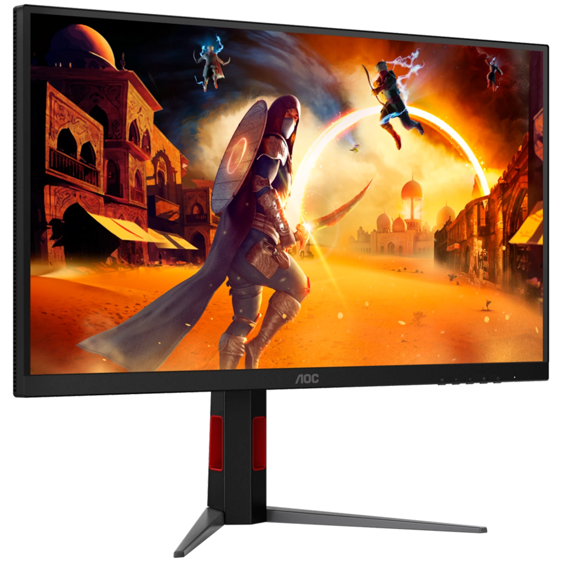 AOC Monitor Gaming U27G4XM 27", 4K UHD (3840x2160), Fast IPS, Mini LED, 160Hz, 1ms (GTG), 1200 cd/m2, 1000:1, Adaptive Sync, G-Sync Compatible, HDR1000, USB hub, 2x HDMI 2.1, 1x DP 1.4, Full Ergo