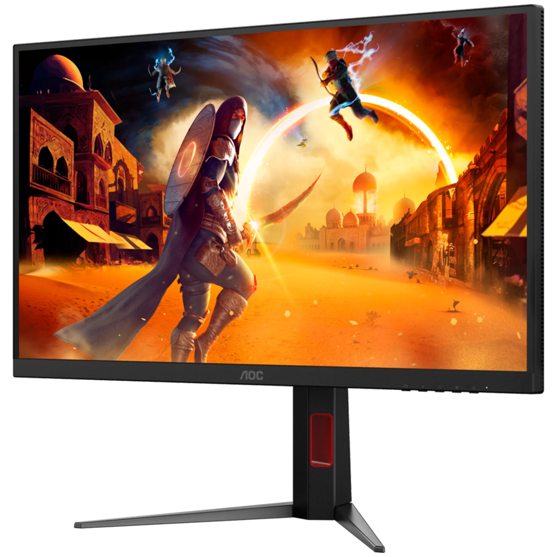 AOC Monitor Gaming U27G4XM 27", 4K UHD (3840x2160), Fast IPS, Mini LED, 160Hz, 1ms (GTG), 1200 cd/m2, 1000:1, Adaptive Sync, G-Sync Compatible, HDR1000, USB hub, 2x HDMI 2.1, 1x DP 1.4, Full Ergo