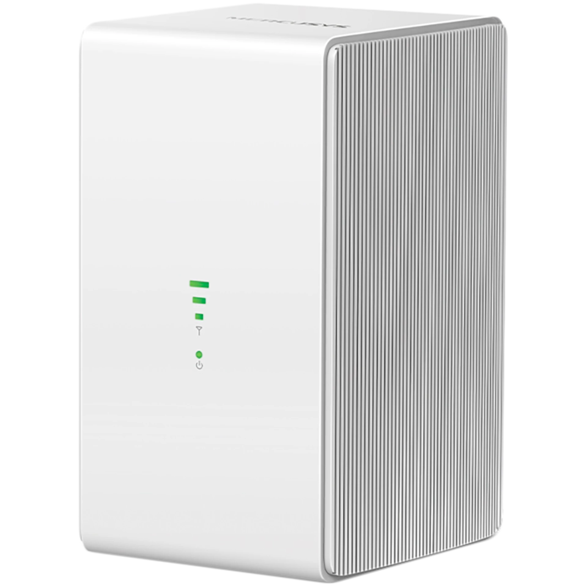 Mercusys MB110-4G N300 Wi-Fi 4G LTE Router, Build-In 150Mbps 4G LTE Modem,300 Mbps at 2.4 GHz, 4G Cat4 150/50 Mbps, Internal Antennas,  Extra 3G/4G Antenna Ports, 1× 10/100 Mbps LAN Port, 1× 10/100 Mbps WAN/LAN Port, LTE-FDD/LTE-TDD/HSPA+/UMTS