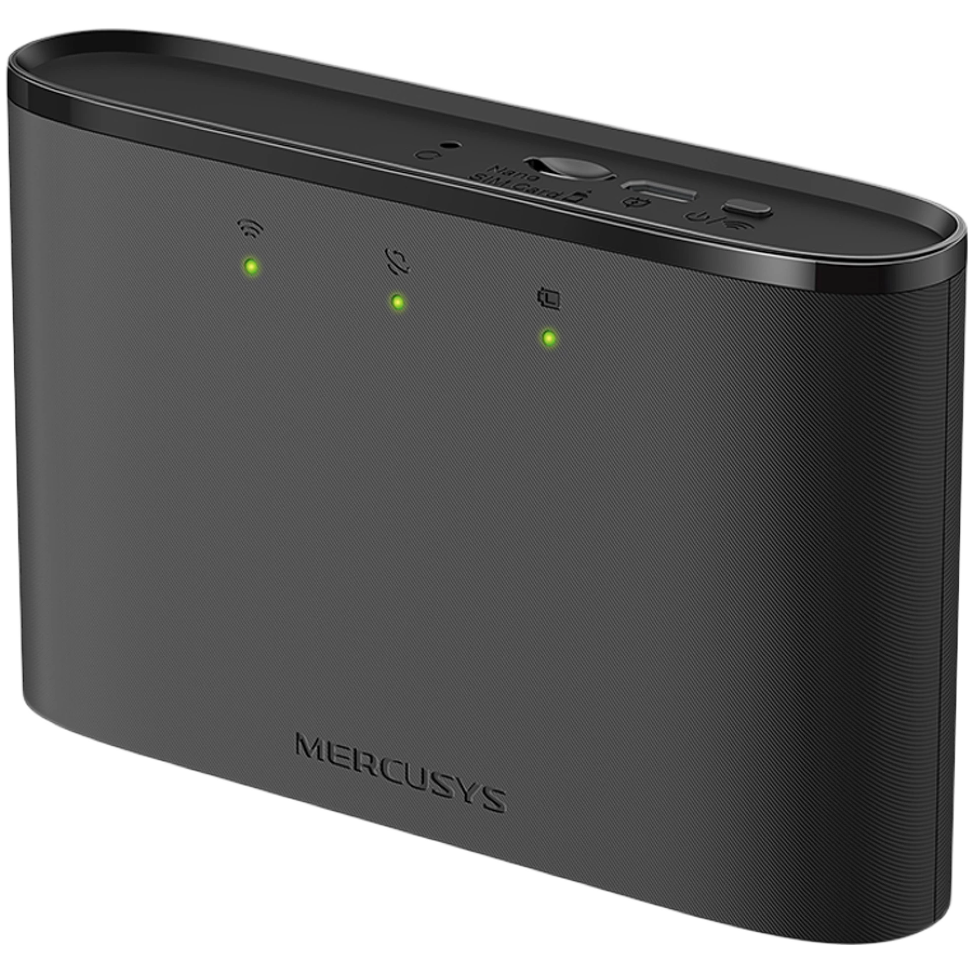 Mercusys MT110 4G LTE Mobile Wi-Fi, 2200 mAh battery, 4G LTE Speeds up to 150 Mbps, 150 Mbps WiFi 2.4 GHz, SIM Card Plug and Play, MERCUSYS App, Connect up to 10 Devices