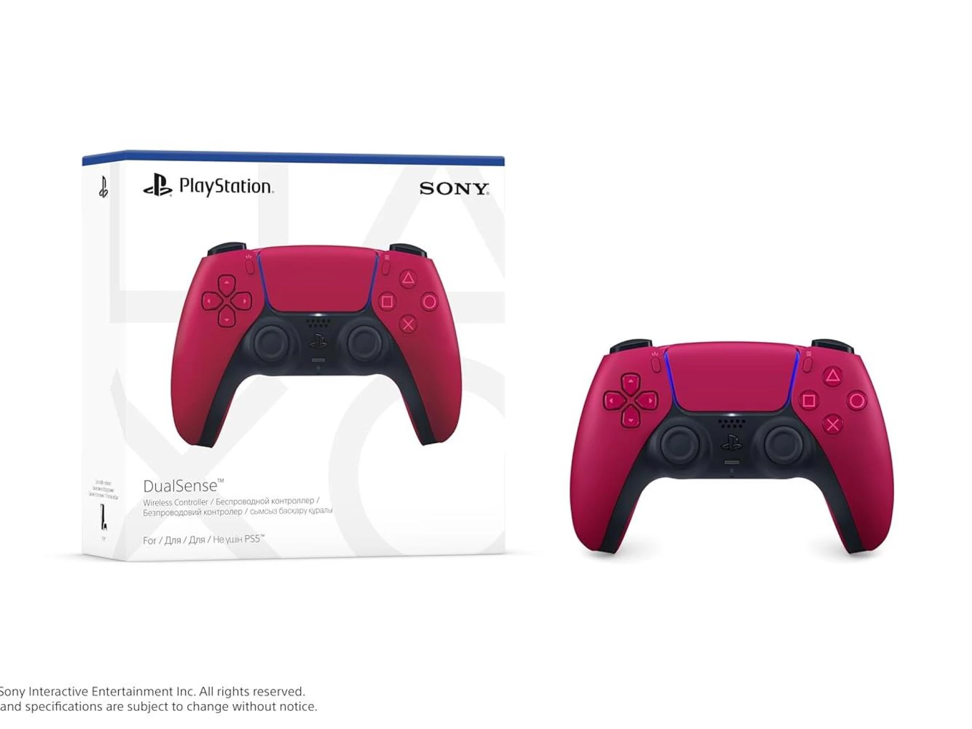 PS5 Wireless Controller RedDualsense Cosmic Red
