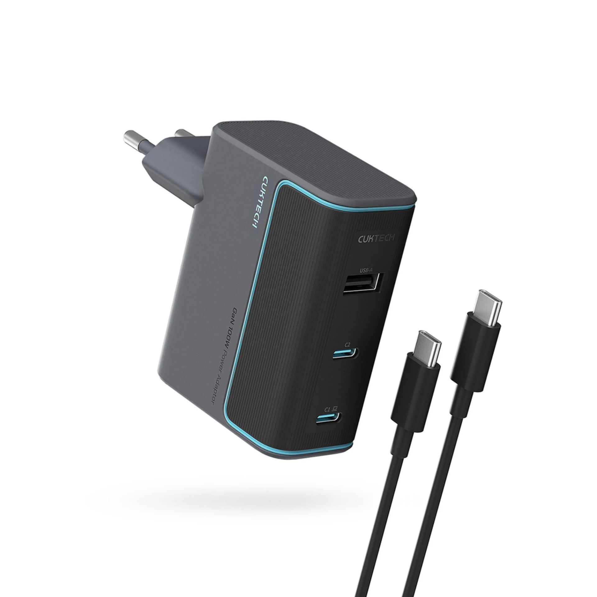 Punjač CUKTECH GaN 100W Wall Charger with USB-C Cable