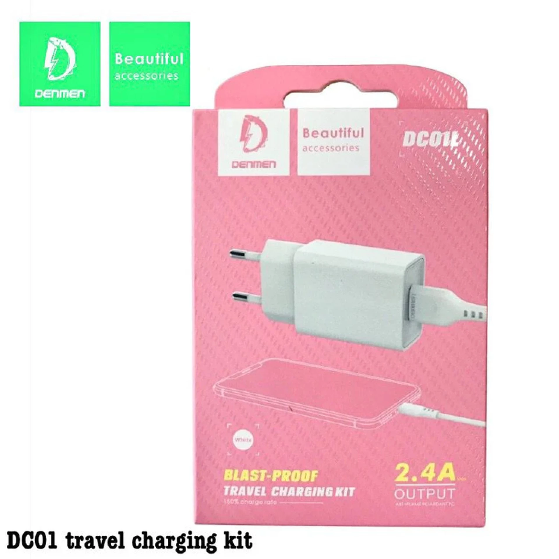 Punjač DENMEN DC01L Kit Lightning