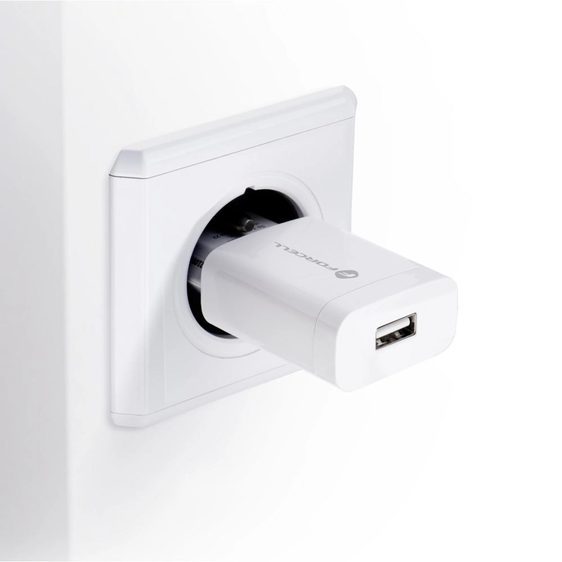 Punjač FORCELL F-ENERGY 18W USB-A bijeli