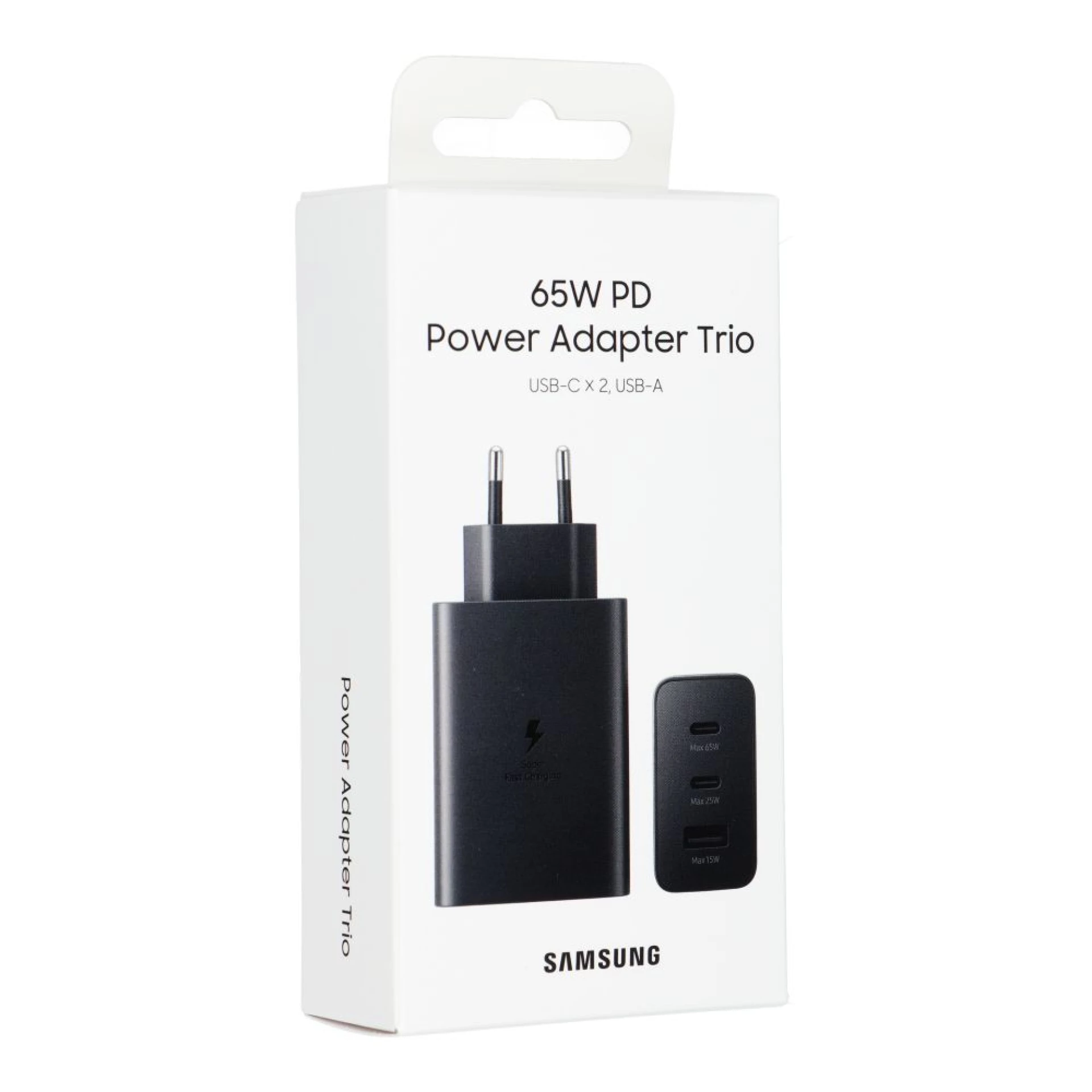 Punjač Samsung T6530NBEGEU 65W QC 3.0 PD crni