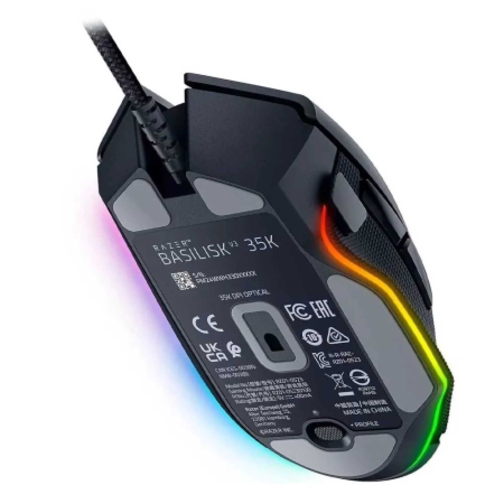 Razer Gaming Miš Basilisk V3 35K RGB Black