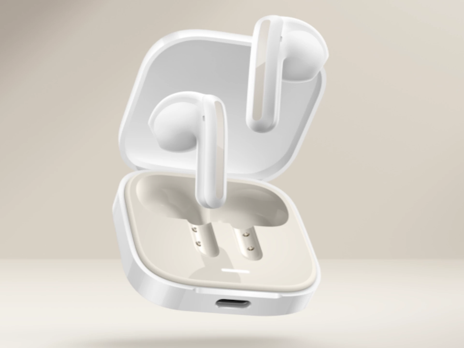 Redmi Buds 6 Active, bijela trajanje baterije do 30h dva mikrofona