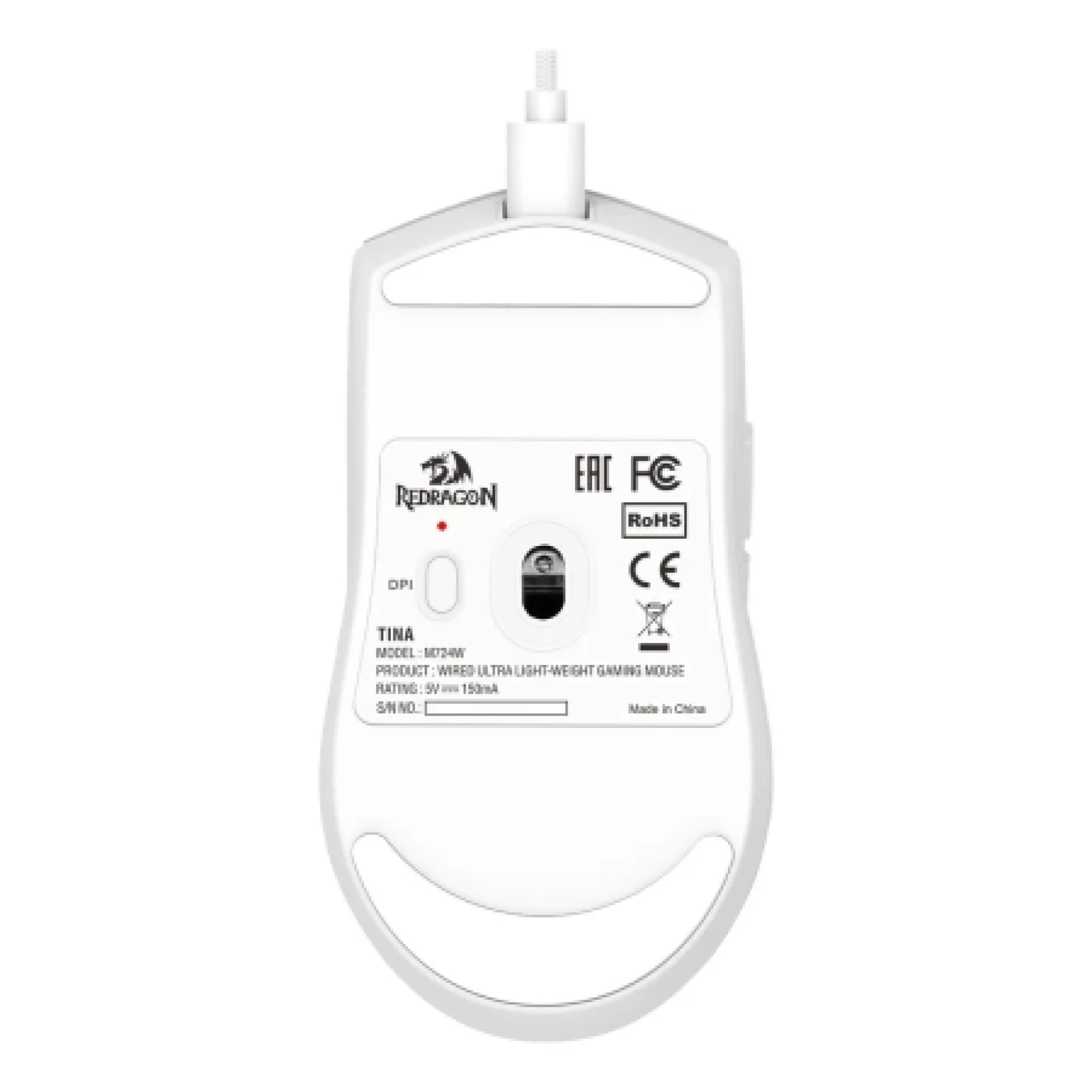 ReDragon - Gaming Miš K1NG M724W White