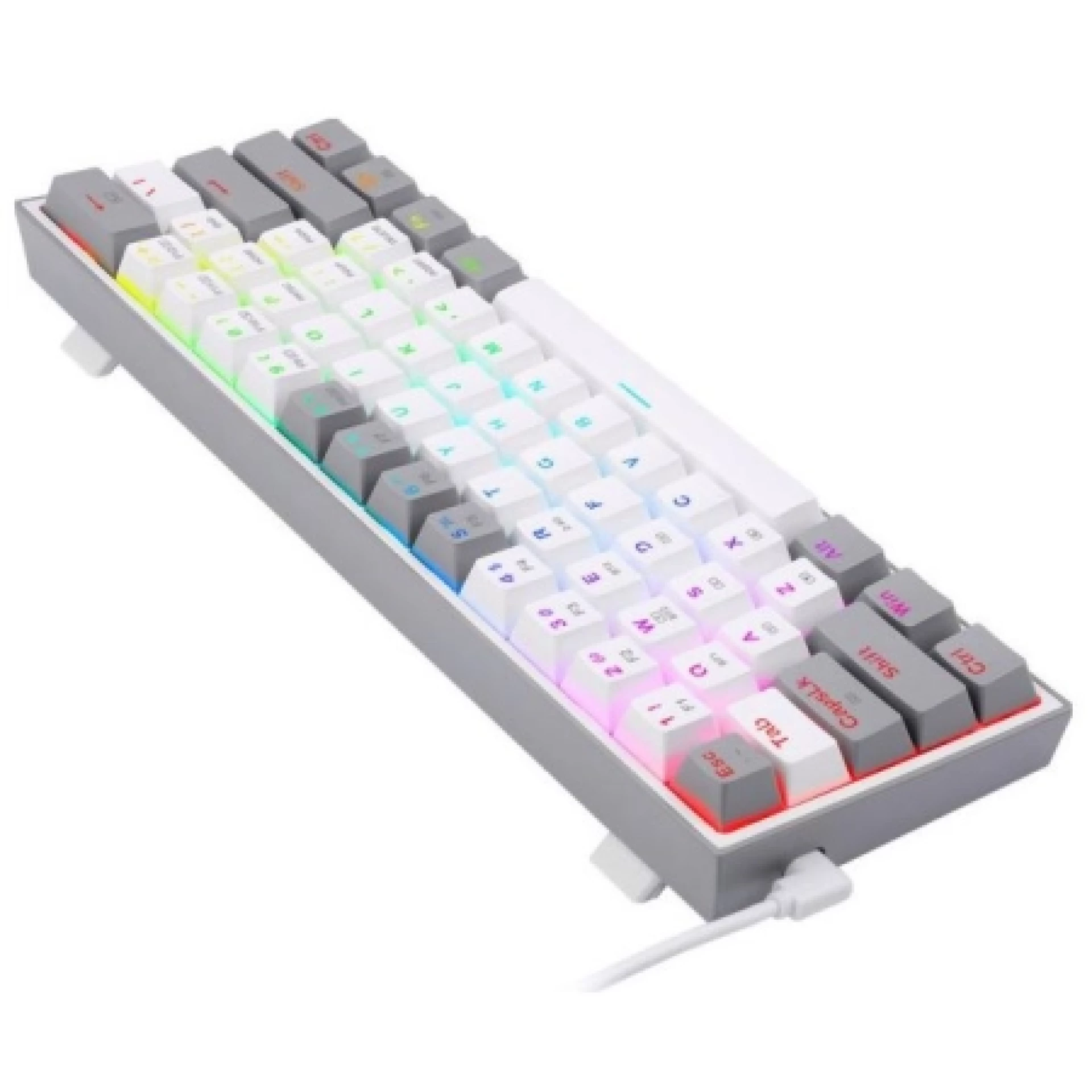 ReDragon - Mehanicka Gaming Tastatura Fizz Pro K616 RGB Wireless White/Grey