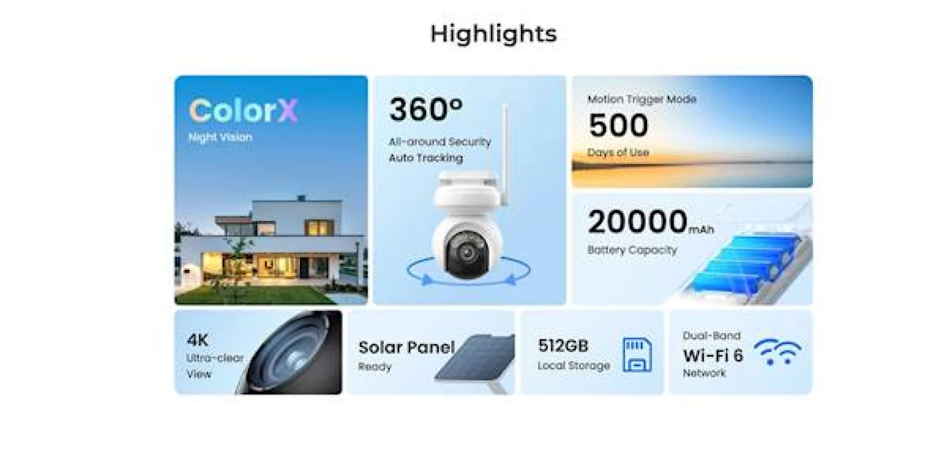 Reolink Ip Kamera Altas serija B660 Noćni 4K ColorX, 360°, WI-FI 6