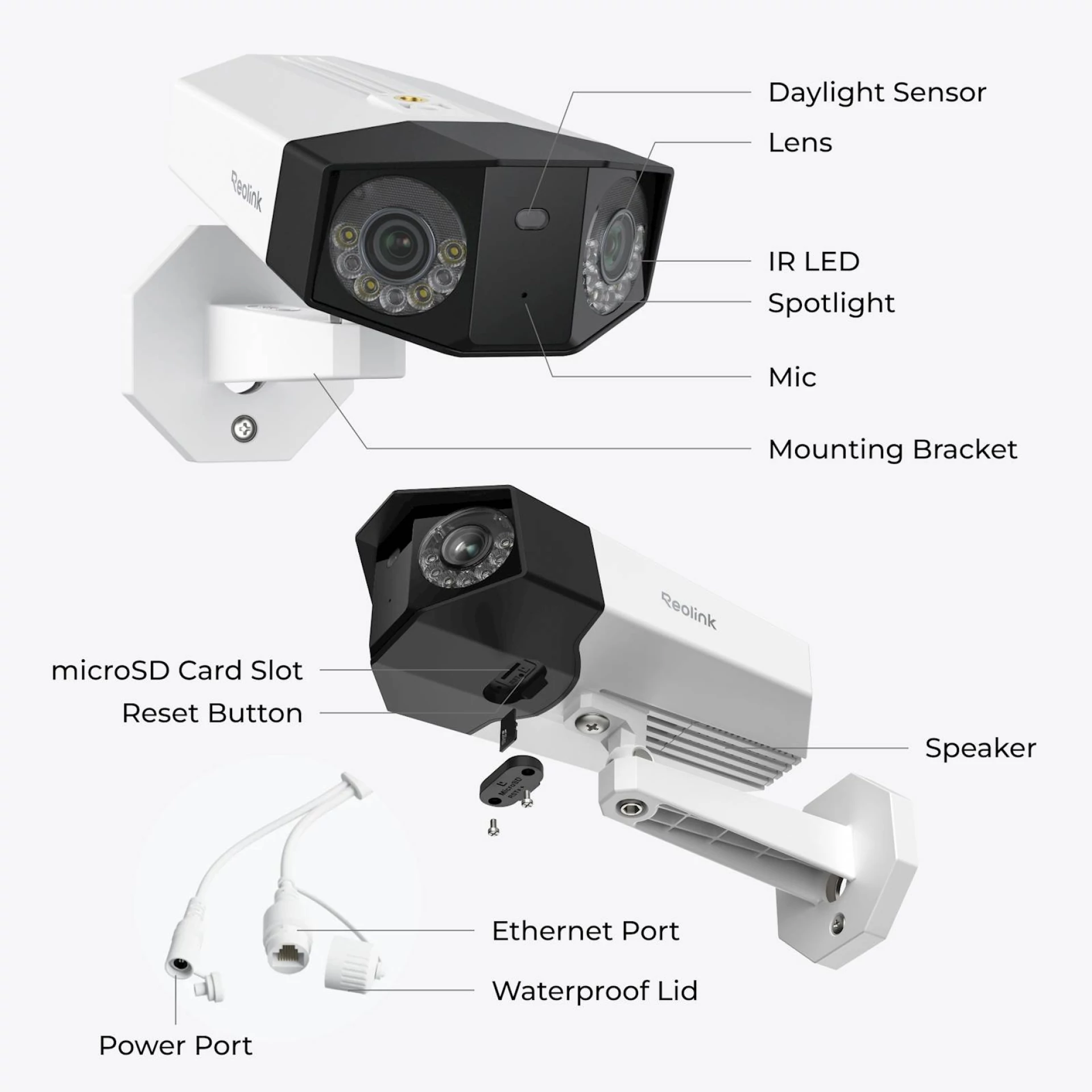 Reolink IP Kamera Duo serija P750 4K, 16MP, 180° panorama, POE
