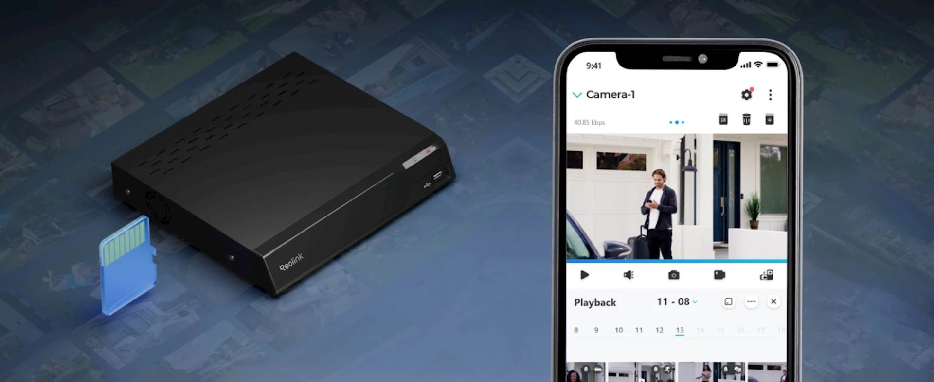 Reolink IP Kamera E serija E331, 5MP, Noćni vid 12m, Dvosmjerna komunikacija, PAN/TILT
