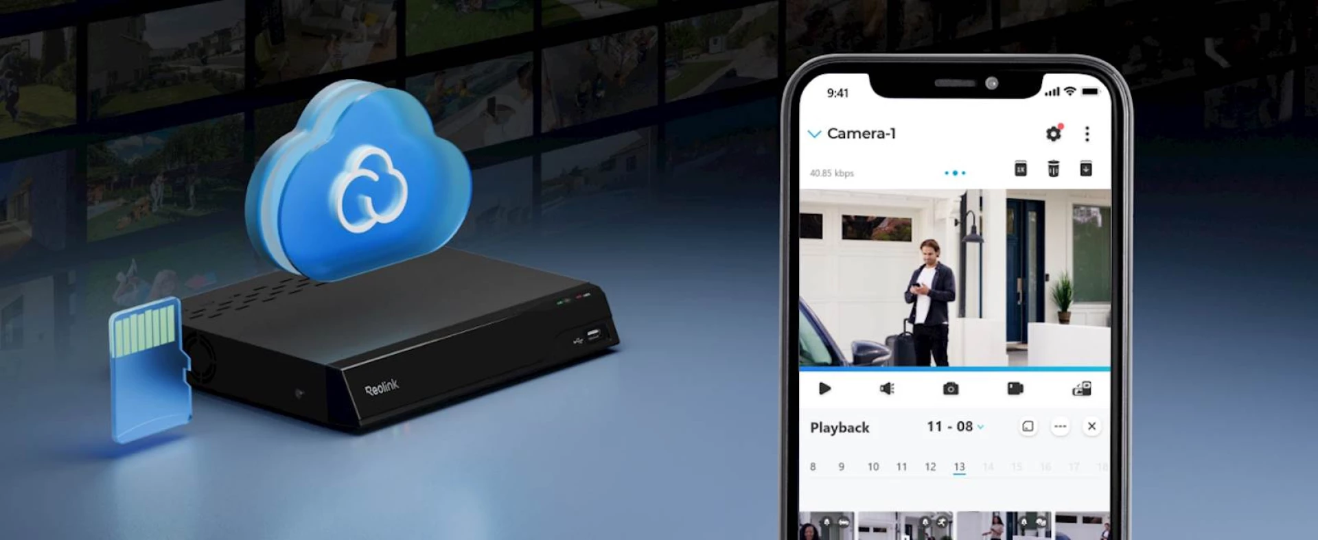 Reolink IP Kamera E serija E331, 5MP, Noćni vid 12m, Dvosmjerna komunikacija, PAN/TILT