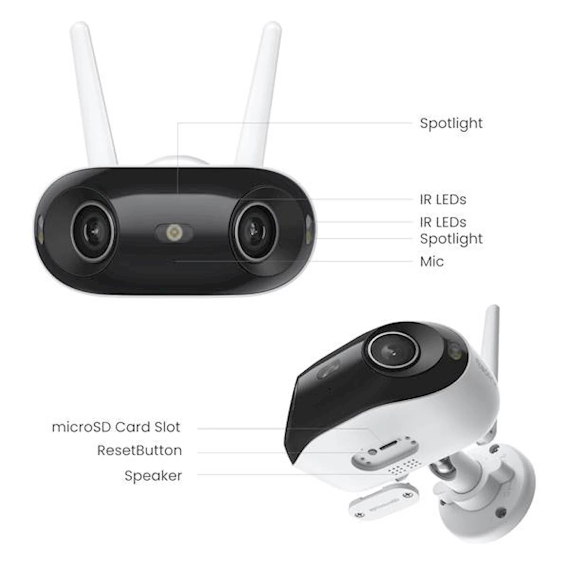 Reolink IP Kamera Elite Series W740, 8MP, 4K, vidno polje 180°, 24/7, 30m IR, Ai pretraga