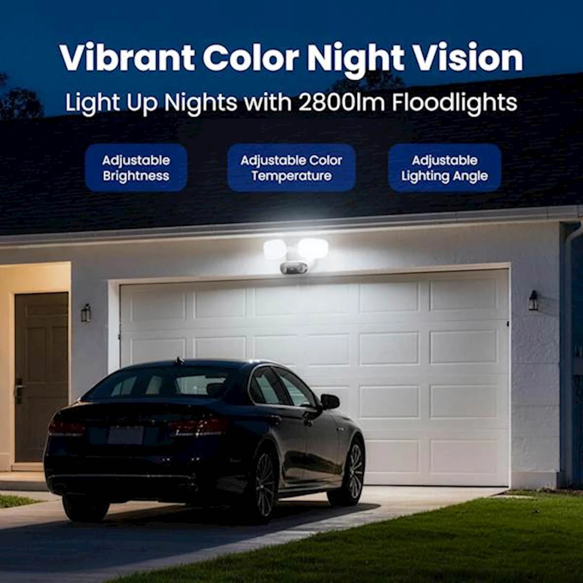 Reolink Ip Kamera Floodlight Elite PRO F760P 16MP 4K, vidni ugao 180°, Reflektori 2800 lumena, AI