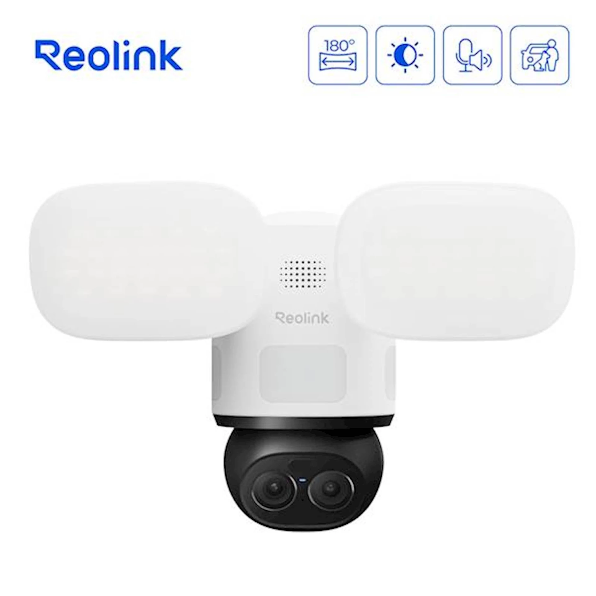 Reolink Ip Kamera TrackFlex Floodlight F850W, 8MP, 4K, 3000 lumena reflektori 30M IR, 6x zoom, Ai