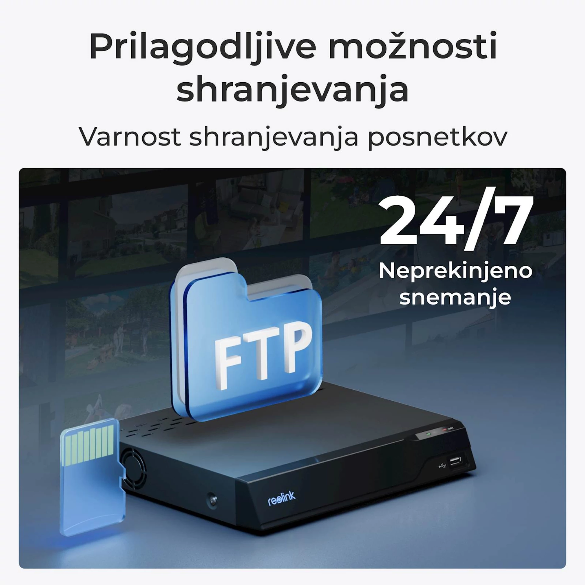 Reolink IP Kamera Trackmix Serija P760 4K, Dvojna leća, POE