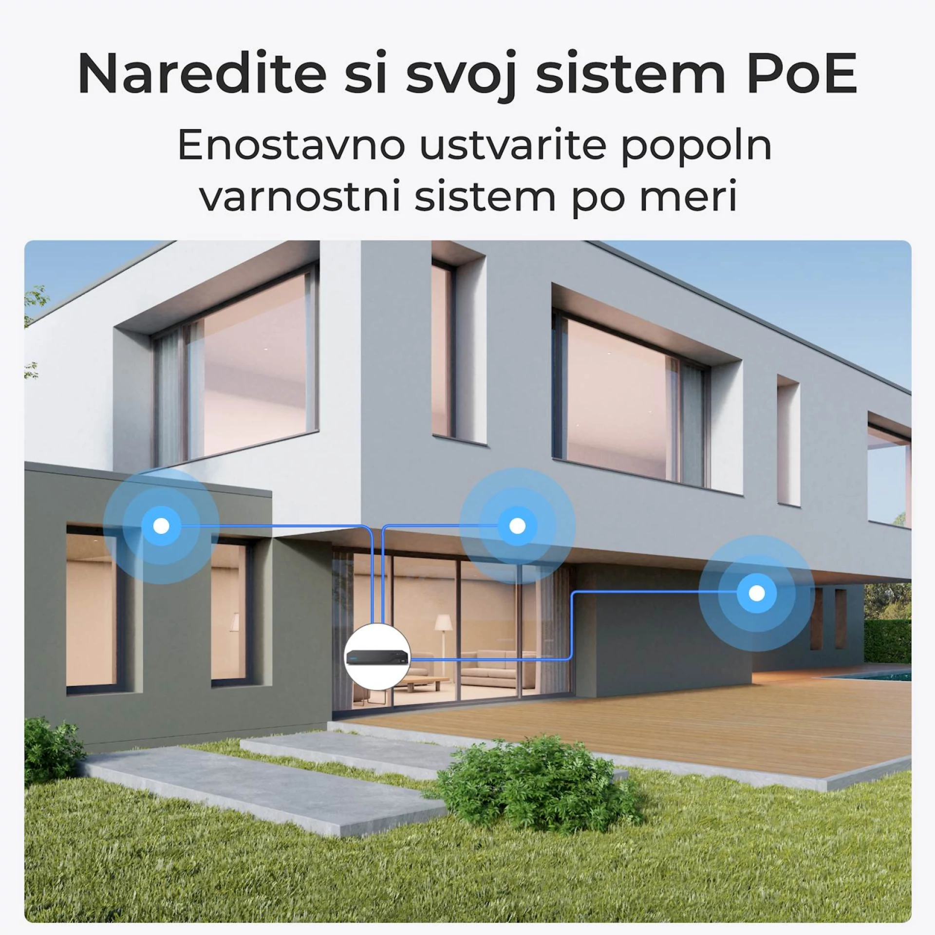 Reolink IP Kamera Trackmix Serija P760 4K, Dvojna leća, POE