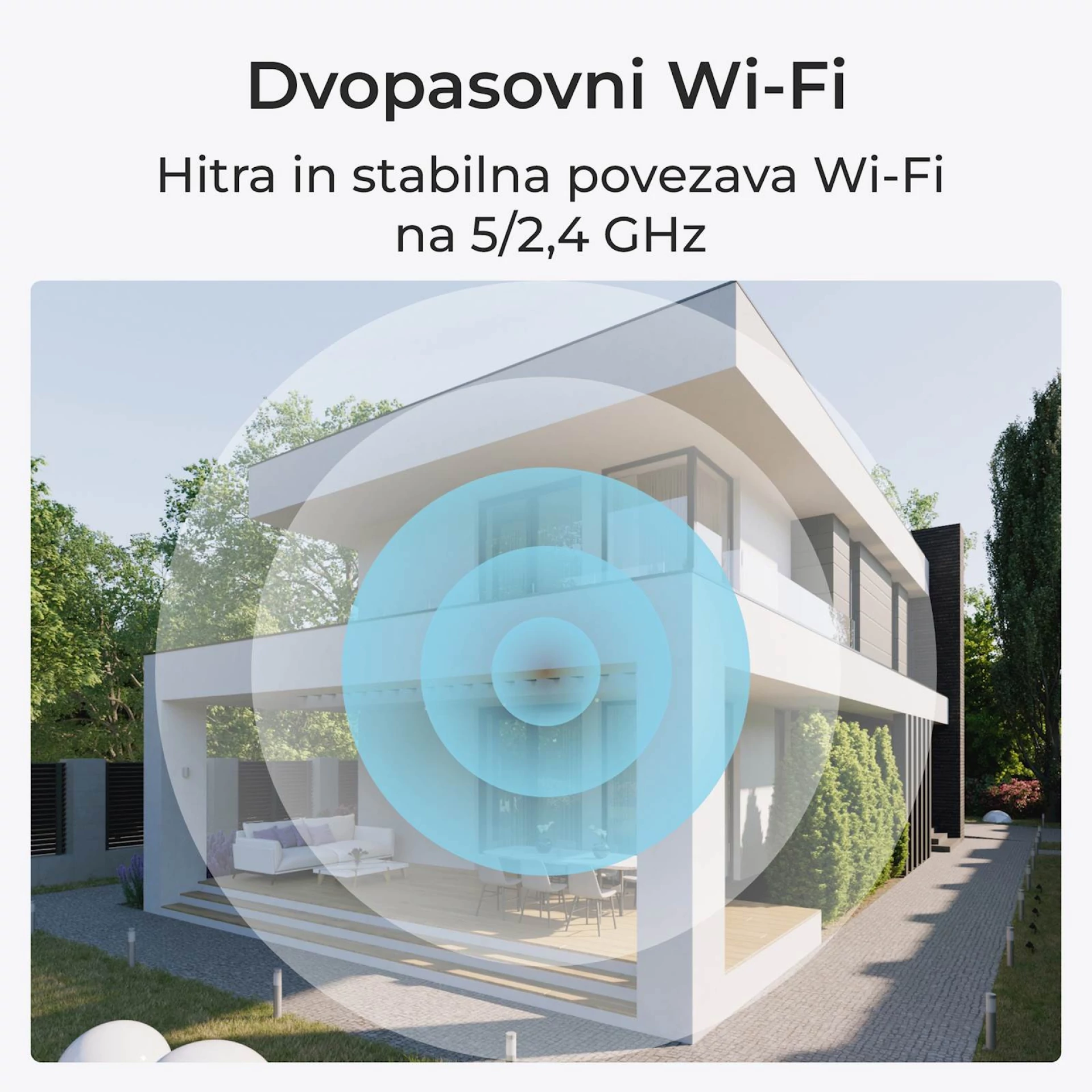 Reolink IP Kamera  W437 4K, Wi-Fi 6, IK10, 5x zoom