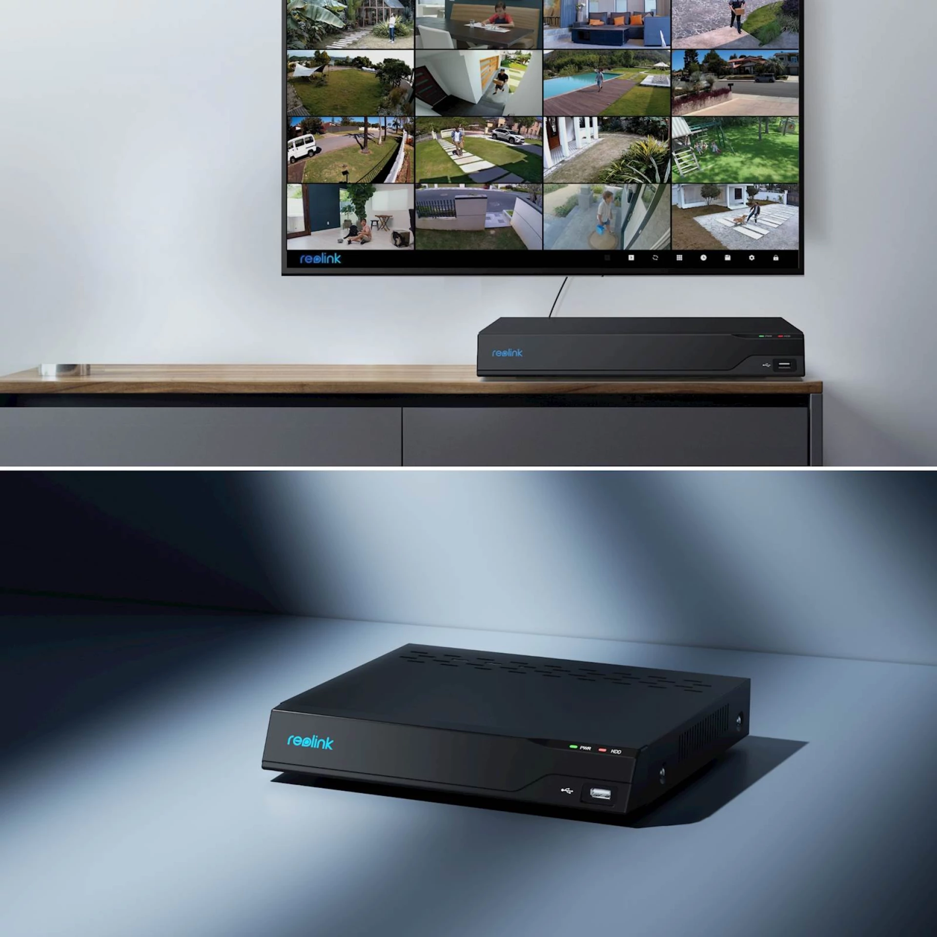 Reolink NVR snimač NVS16 16MP, 16 kanalni POE, 4TB HDD, 24/7 snimanje