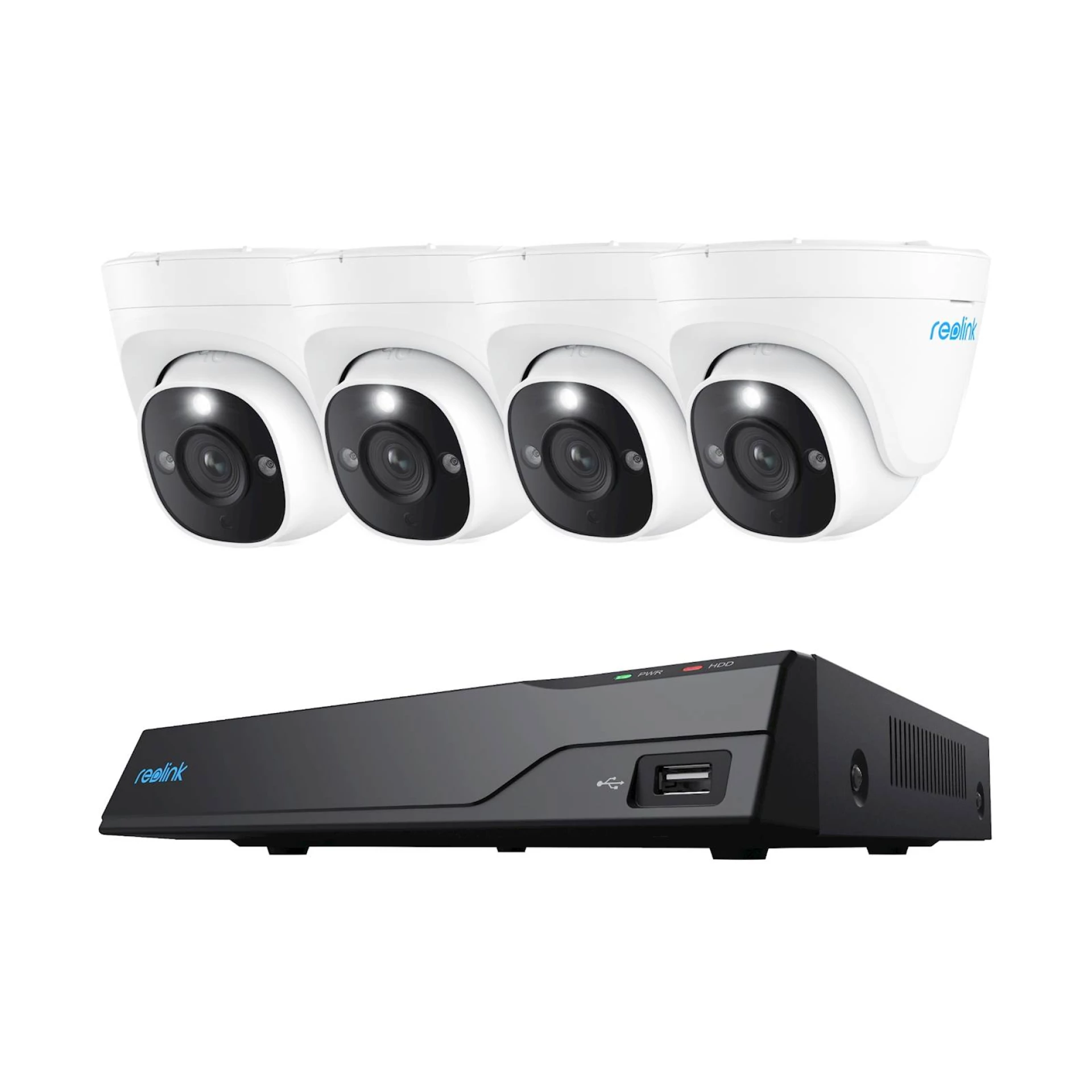 Reolink NVR snimač NVS8-8MD4 4K 8 kanalni NVR. 2TB HDD, 4x kamera POE 8 MP