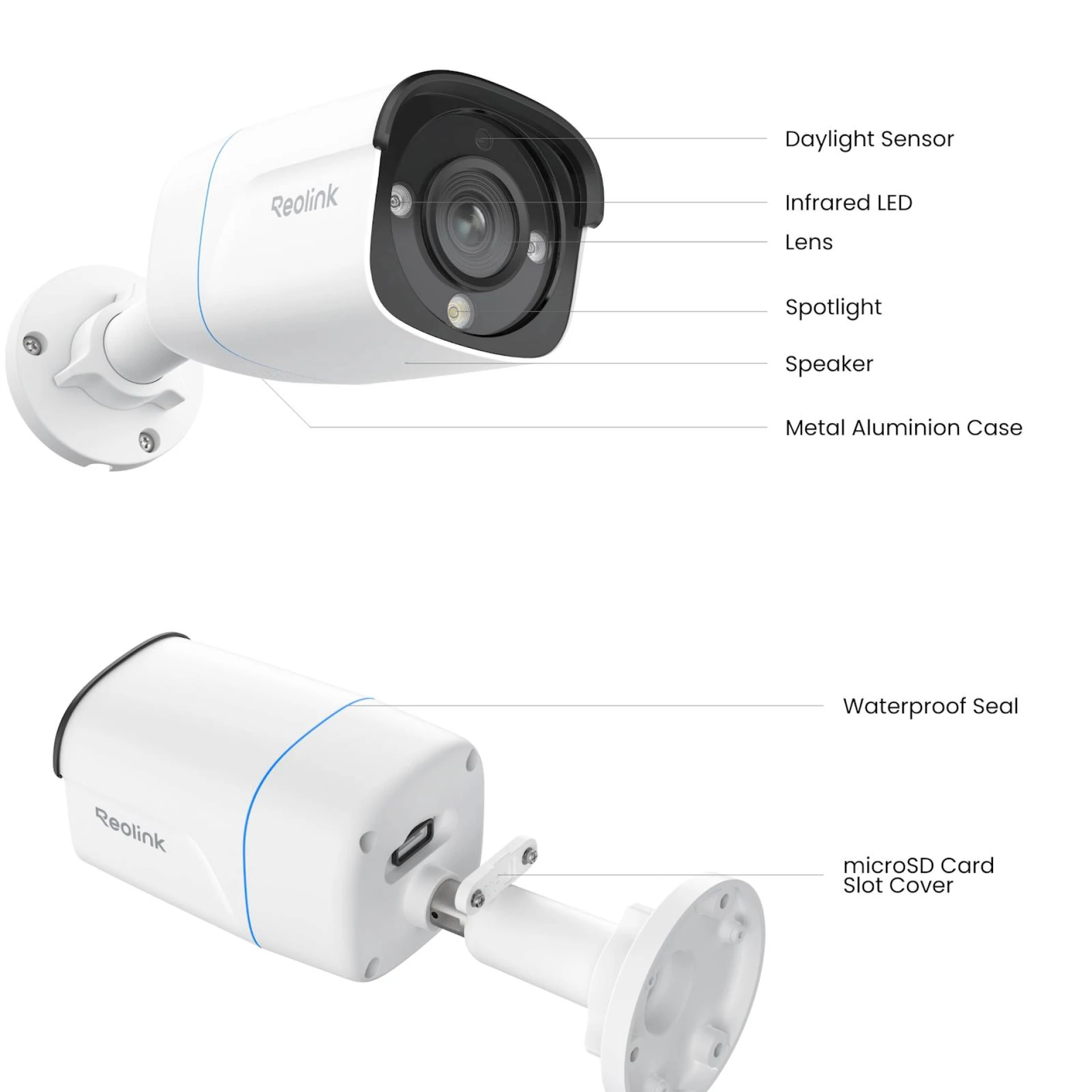 Reolink Samrt IP kamera RP-PCB8M 8MP, 4K, IR 30m, POE, AI video
