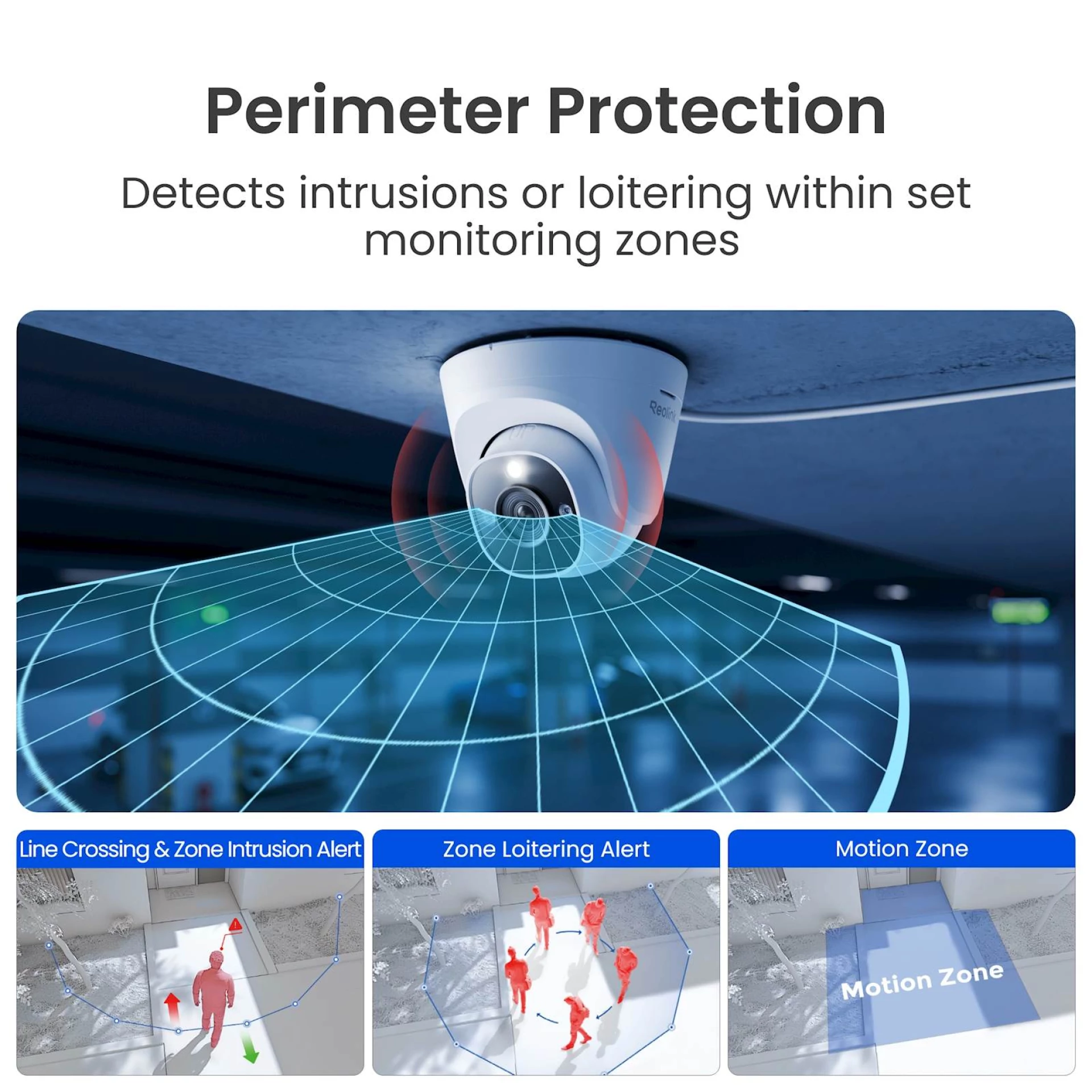 Reolink Smart IP kamera RP-PCT12M, 12MP, 4K, AI prepoznavanje, Ai pretraga videa