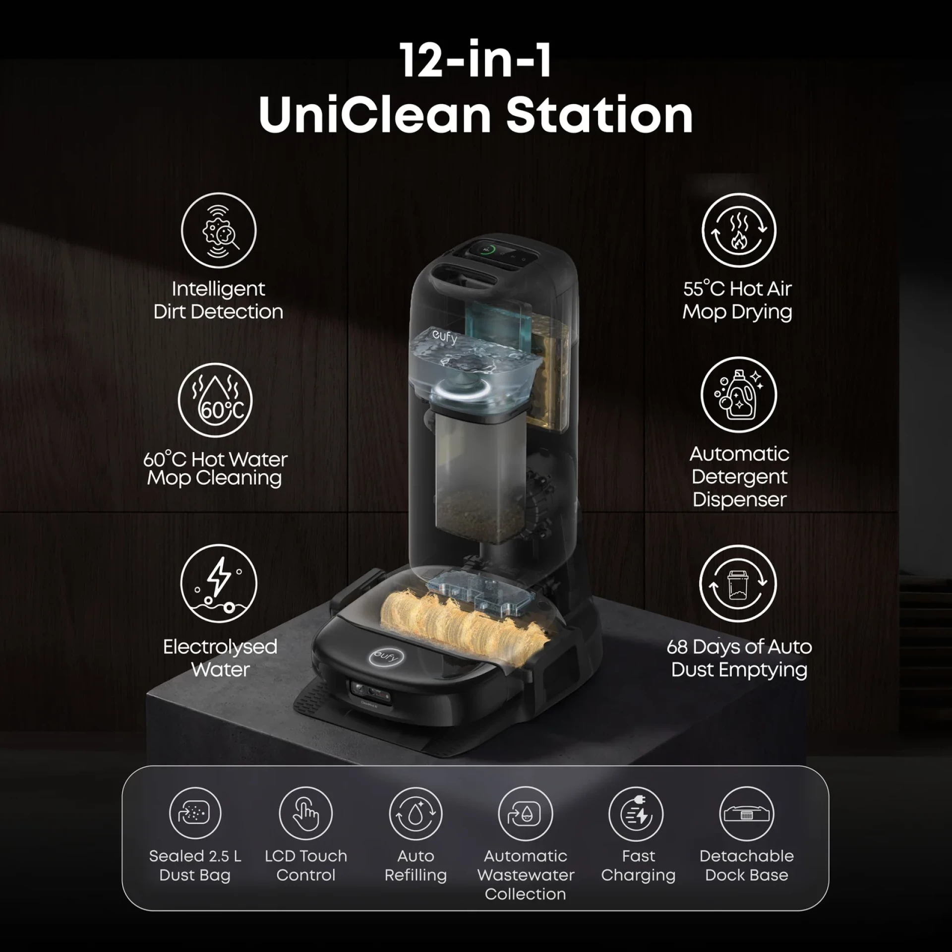 Robotski usisivač Anker, eufy Robot Vacuum Omni S2, 30.000Pa Suction Power