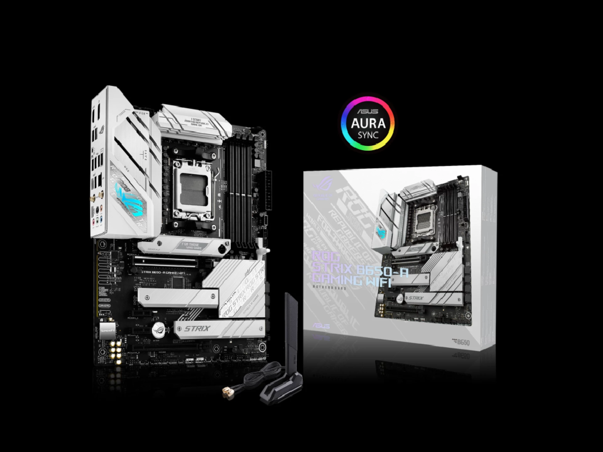 ROG STRIX B650-A GAMING WIFIAMD B650;AM5;4xDDR5;HDMIDP,Wi-Fi 6E,ATX