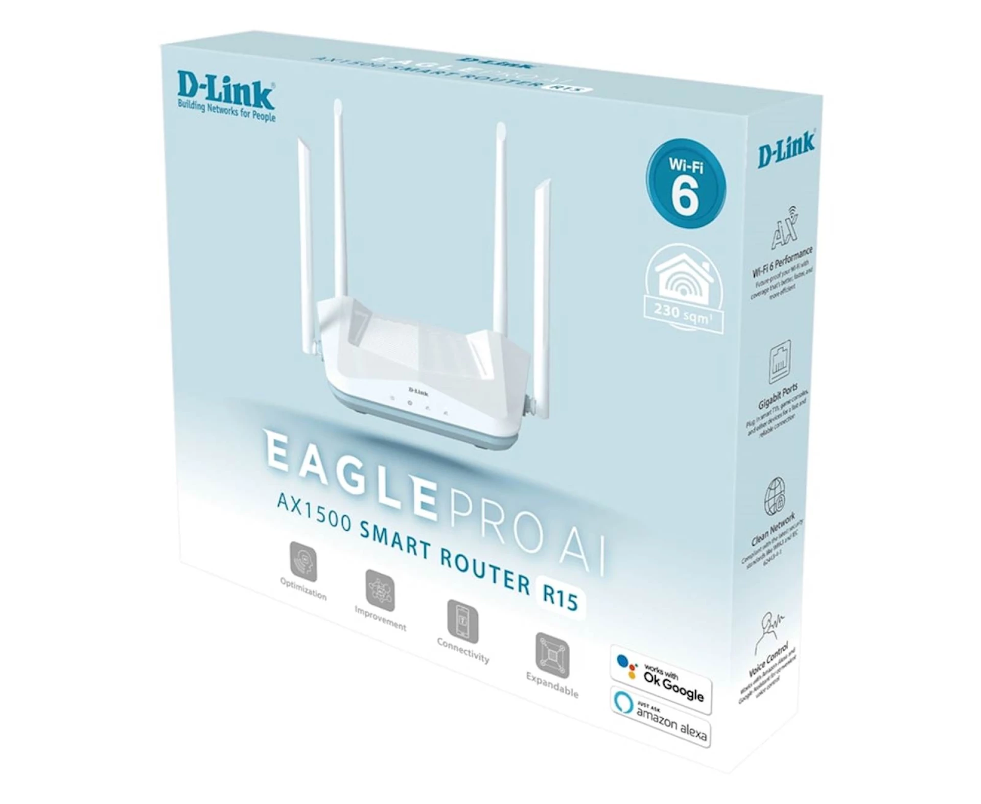 Router DLINK AX1500 Smart Ai R15