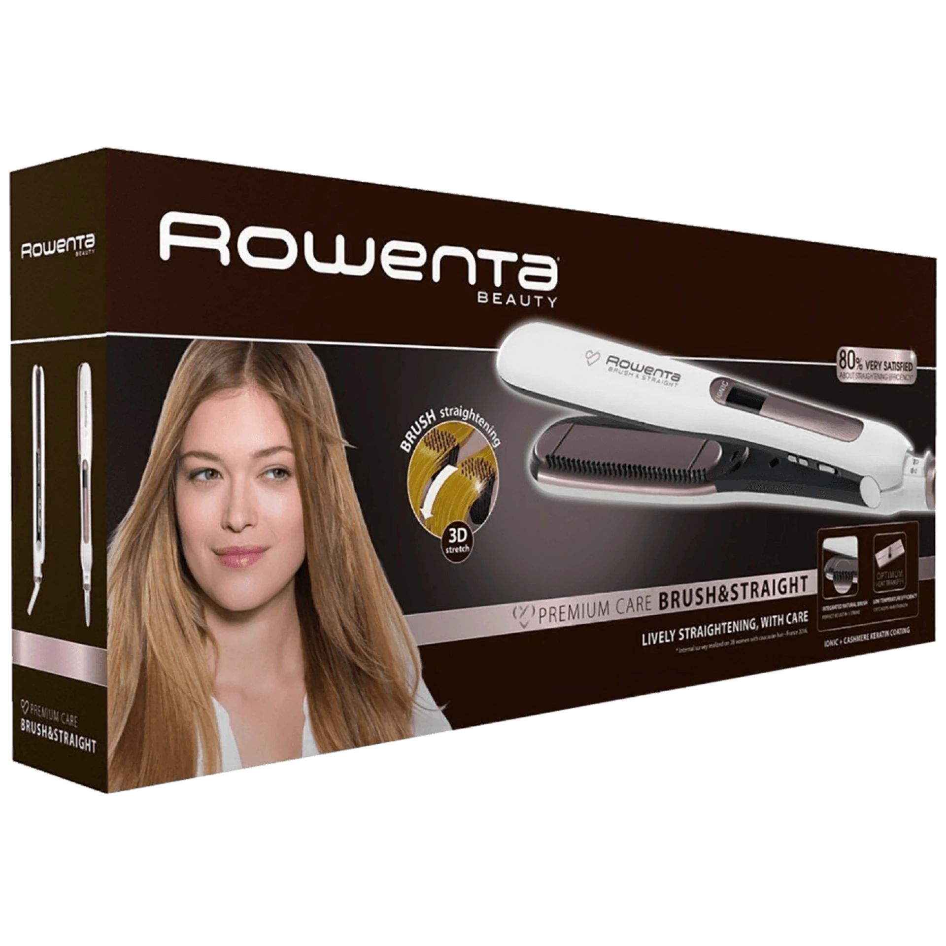 Rowenta Pegla za kosu, kašmir - keratin, 130 - 200°C - SF7510F0