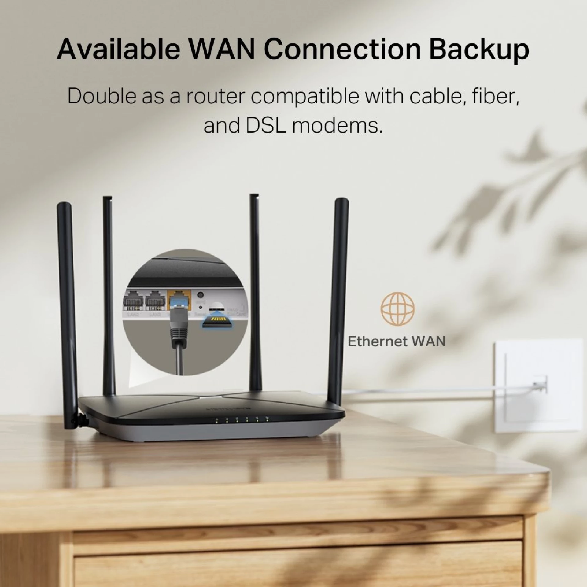 Ruter Mercusys MB115-4G 300 Mbps Wireless N 4G LTE Router