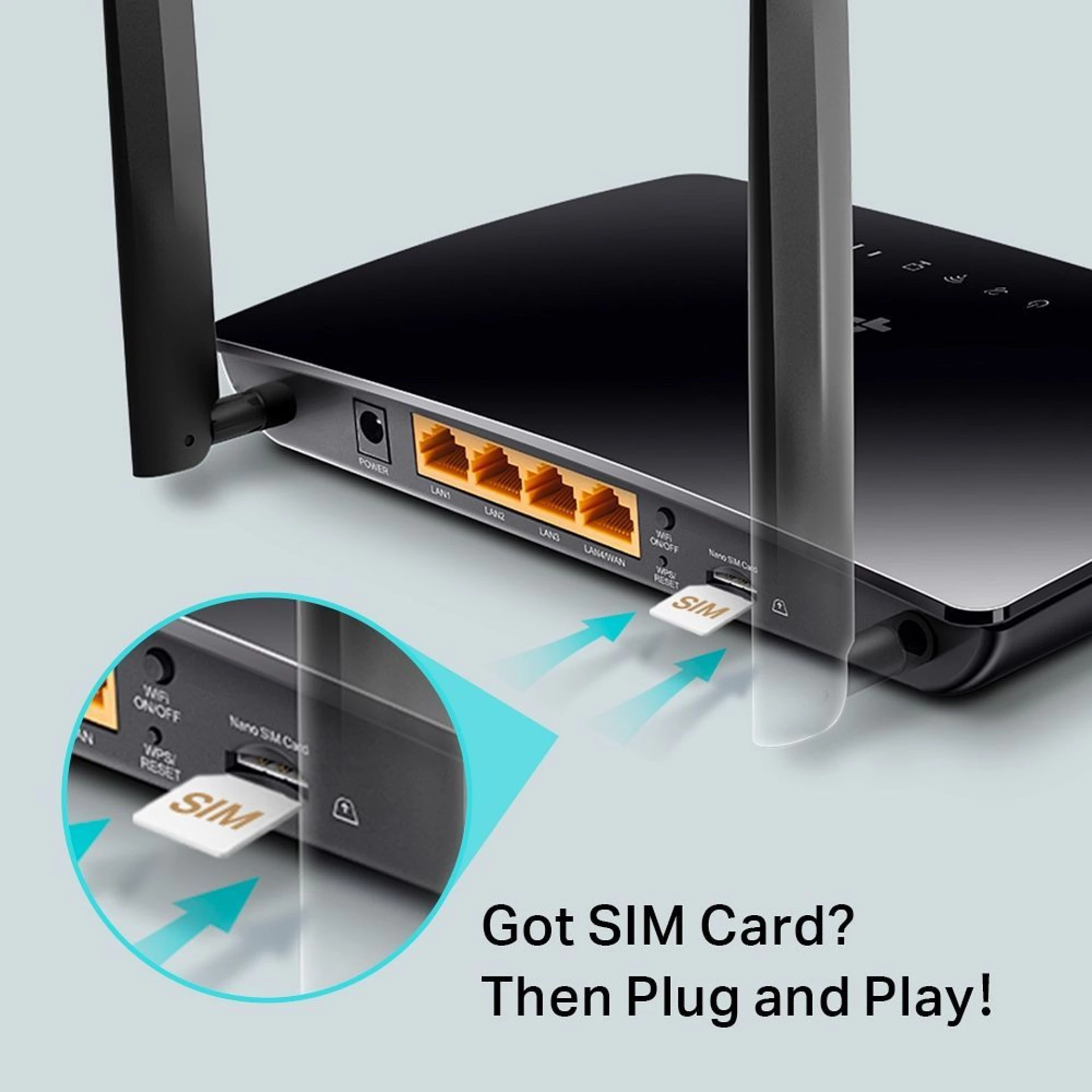 Ruter mobilni TP-Link TL-MR6400 300Mbs 3G/4G Router