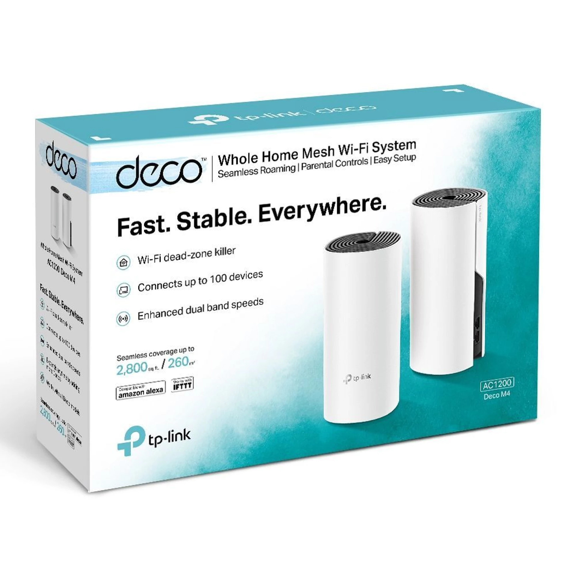 Ruter TP-Link Deco M4 AC1200 Mesh Wi-Fi System (2 Pack)