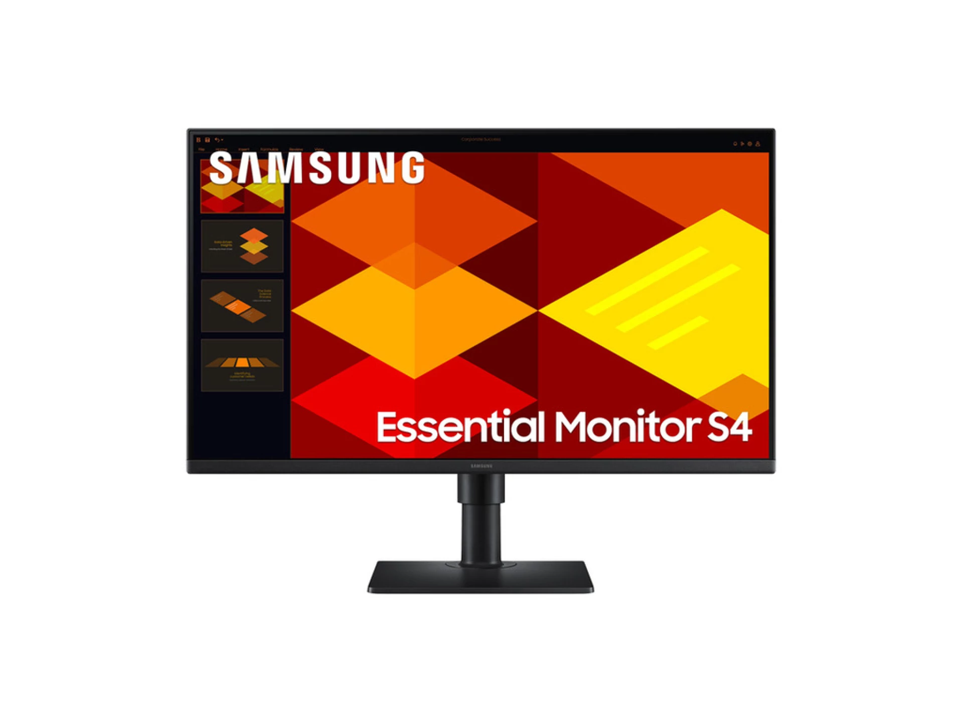 Samsung 24''FHD Posl Mon S40GDIPS, 100Hz, 5ms,  250cd,2xHDMIDP, 2xUSB, Speaker, HAS, Pivot, Tilt