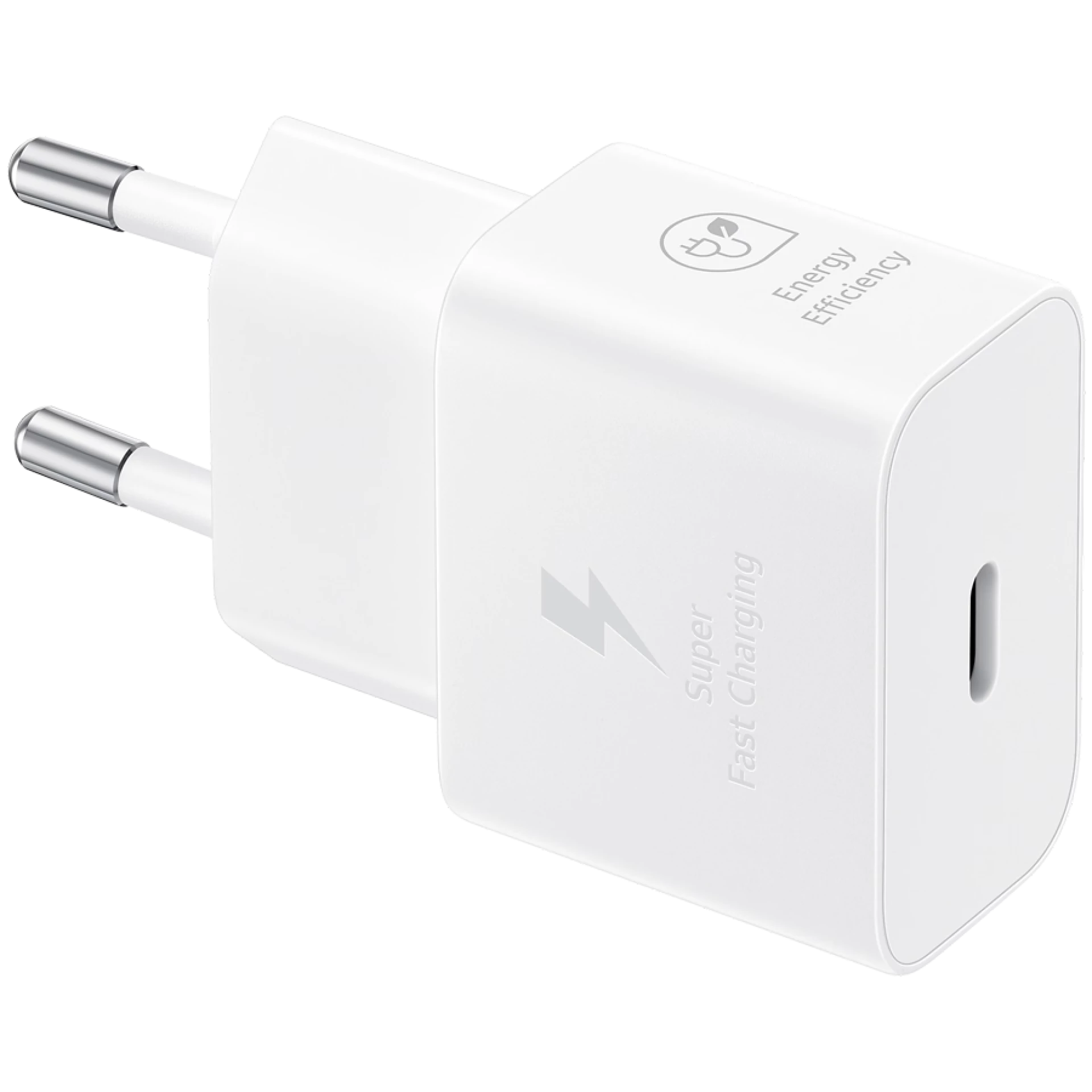 Samsung 25W Fast Charging USB-C Power Adapter White (cable not included)