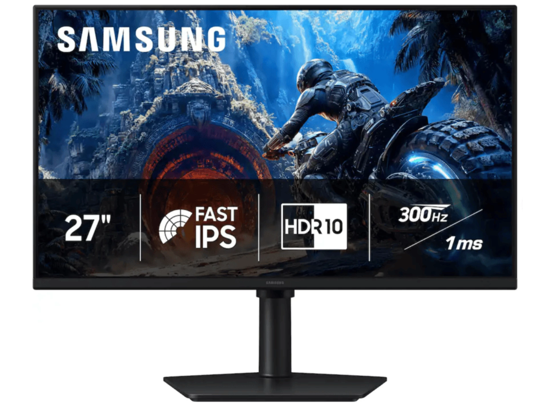 Samsung 27" Odyssey G4 G40HFHD, IPS, 300Hz, 1ms, 300cdDP, HDMI, HAS, Tilt, Swivel, Pivot
