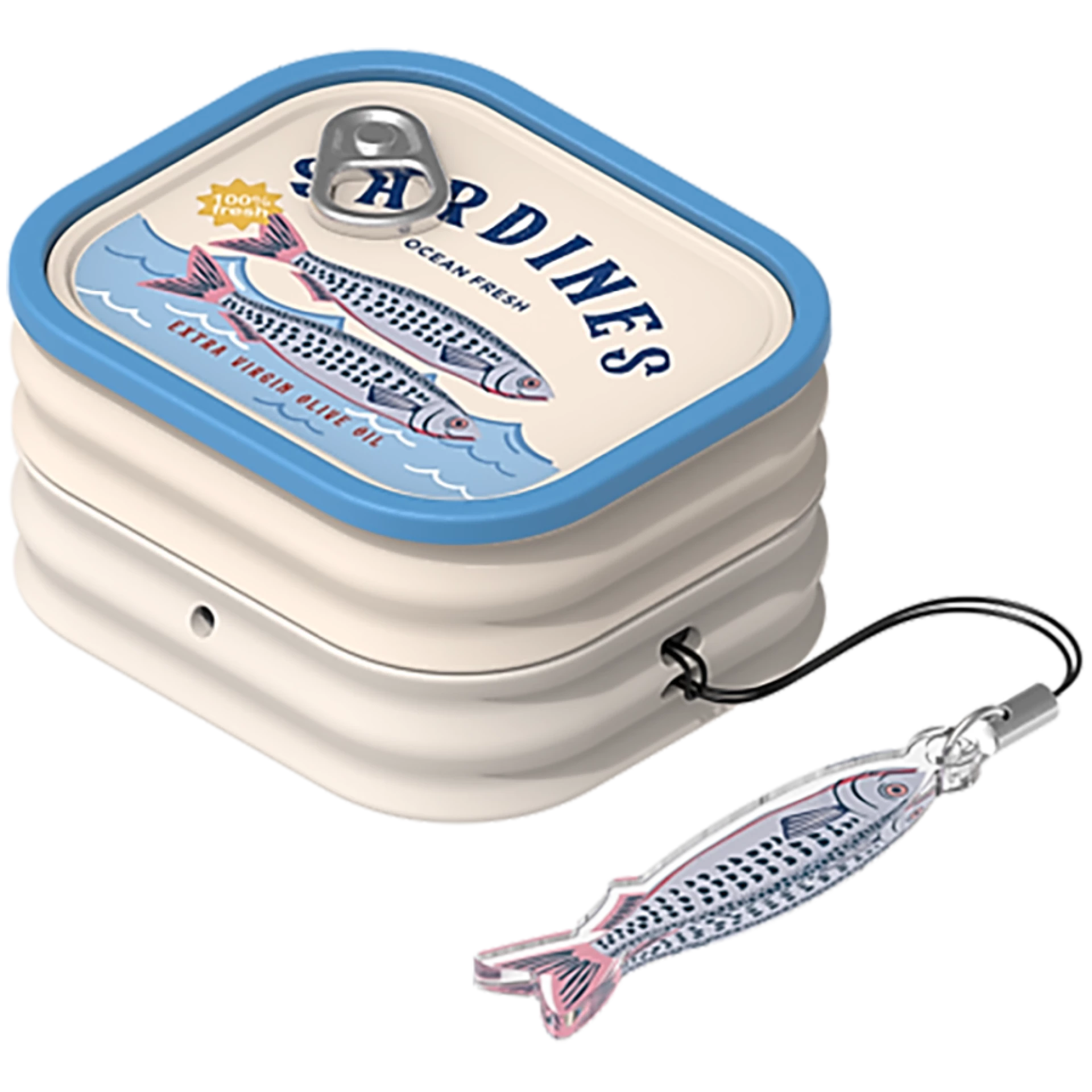 Samsung Galaxy Buds4 / Buds4 Pro Food Can Case Blue
