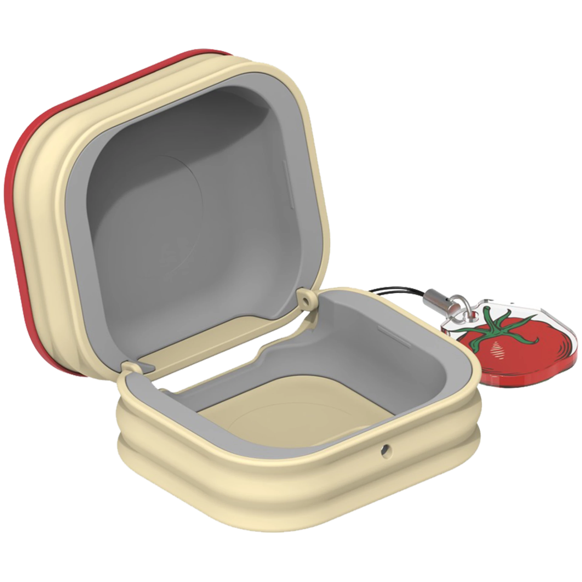 Samsung Galaxy Buds4 / Buds4 Pro Food Can Case Red