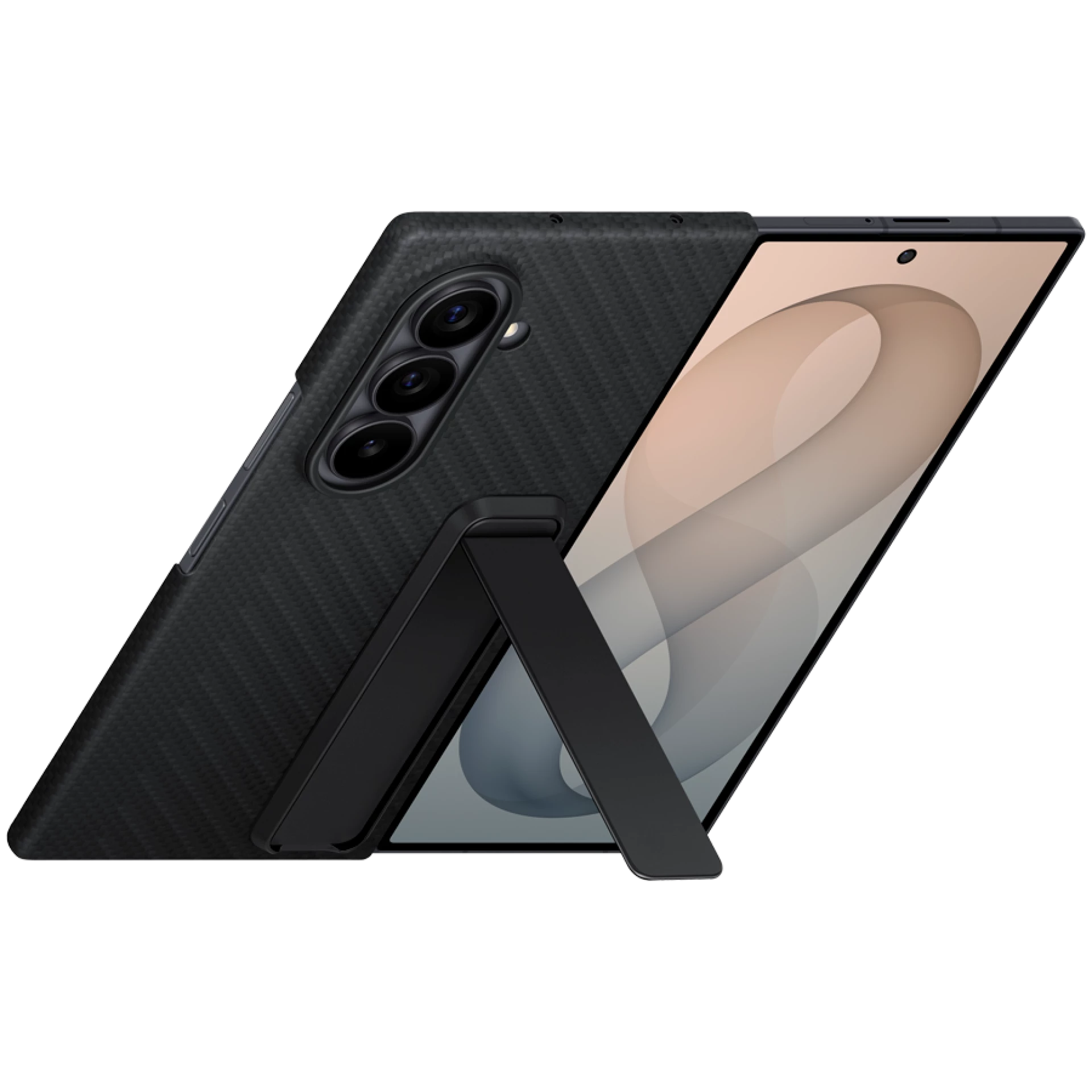 Samsung Galaxy Fold8 Ultra Carbon Standing Black